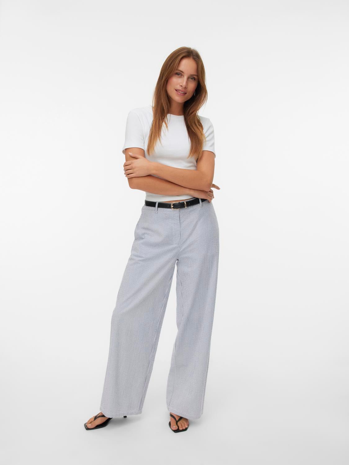 VMPIRA Trousers - Snow White - VERO MODA & VILA Bergvik