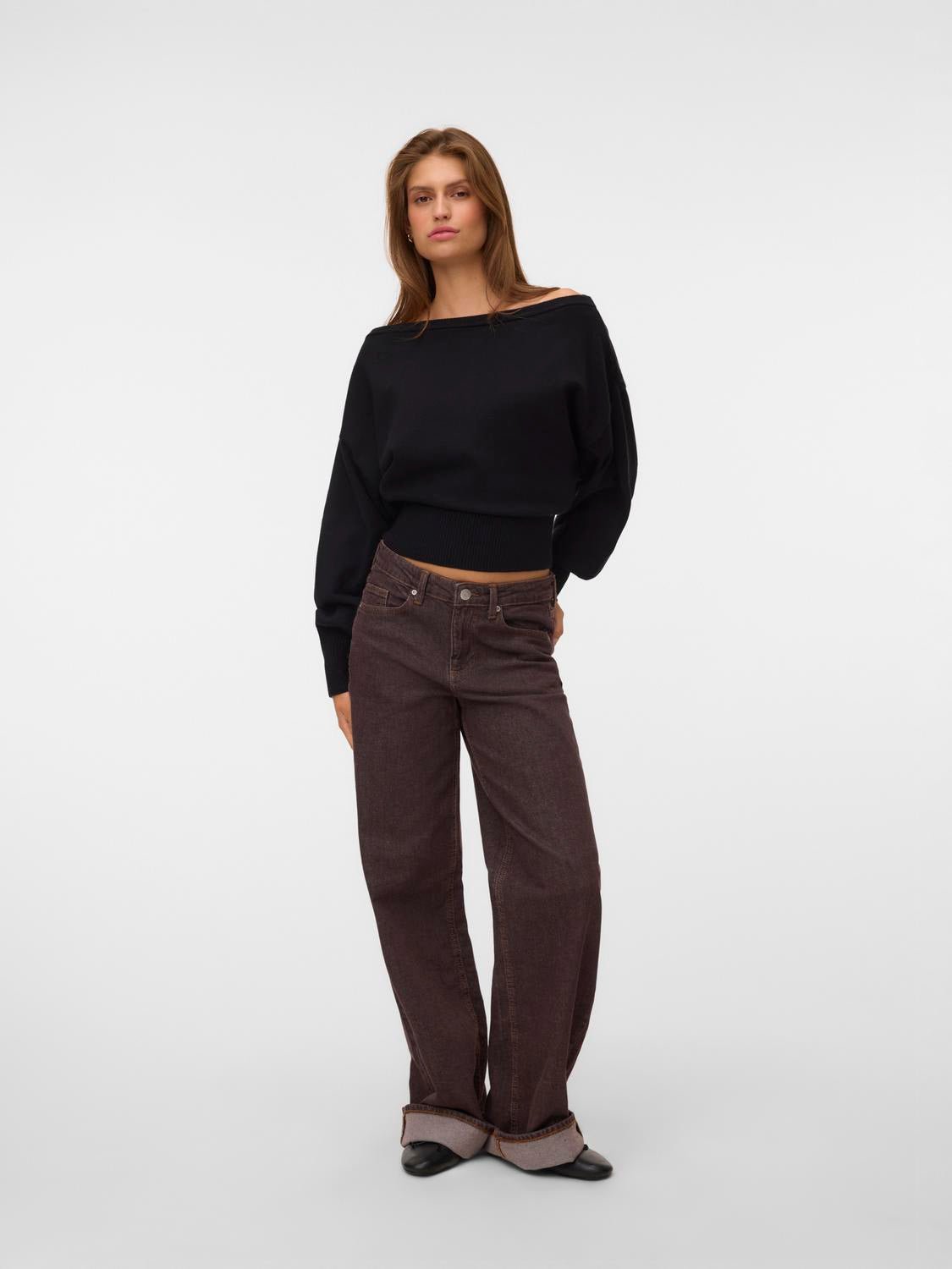 VMPOLLY Knitted Cardigan - Black - VERO MODA & VILA Bergvik