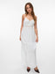 VMQUINCY Long Dress - Snow White - VERO MODA & VILA Bergvik