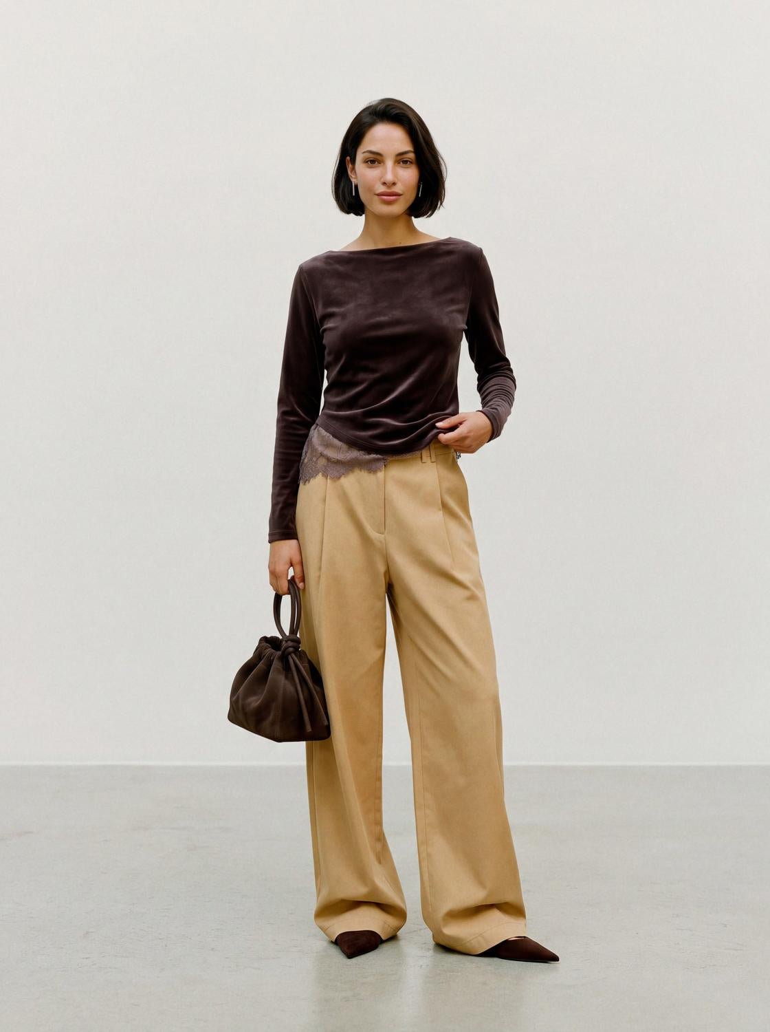 VMRIKKE Top - Chocolate Torte - VERO MODA & VILA Bergvik