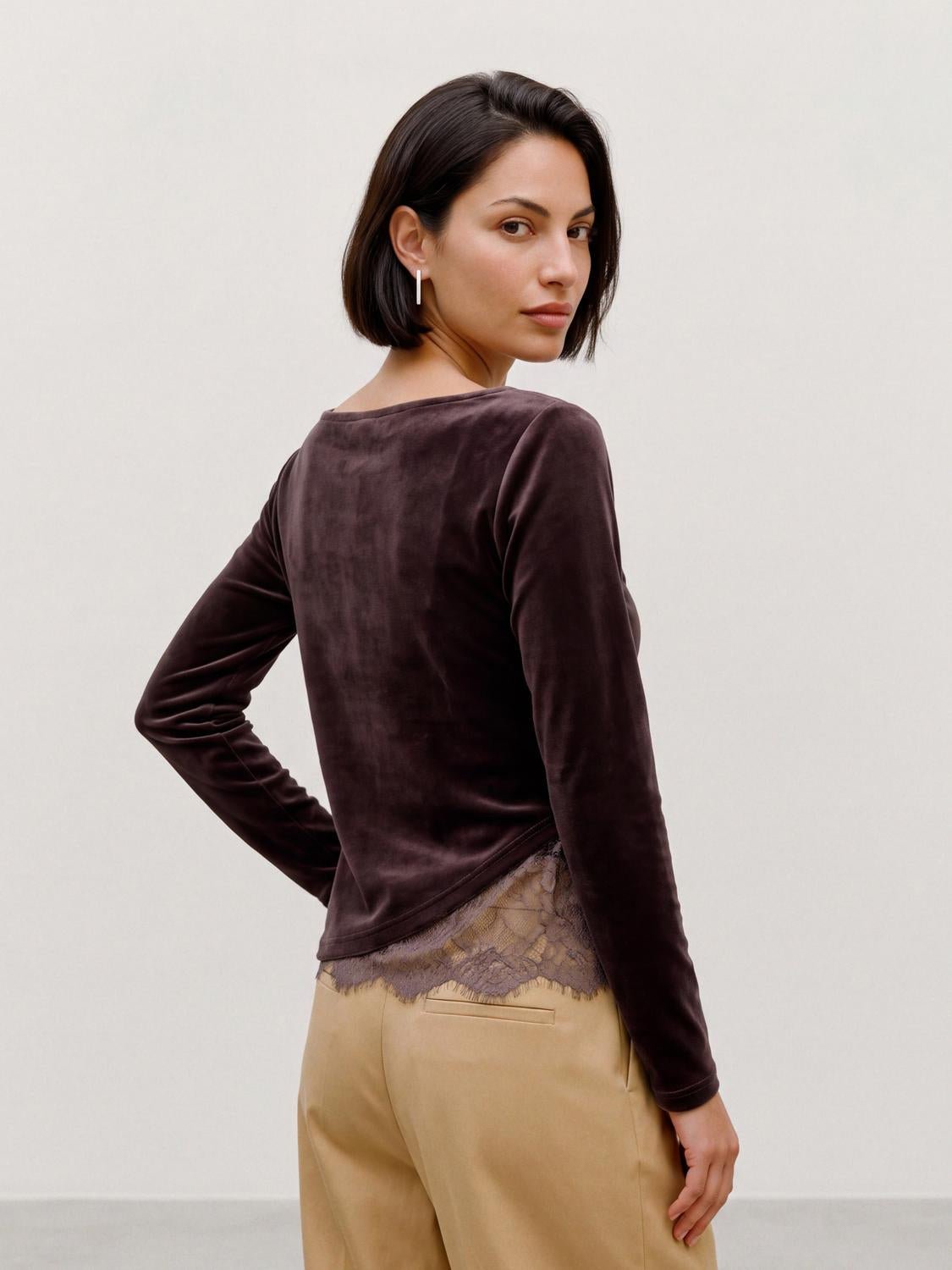 VMRIKKE Top - Chocolate Torte - VERO MODA & VILA Bergvik