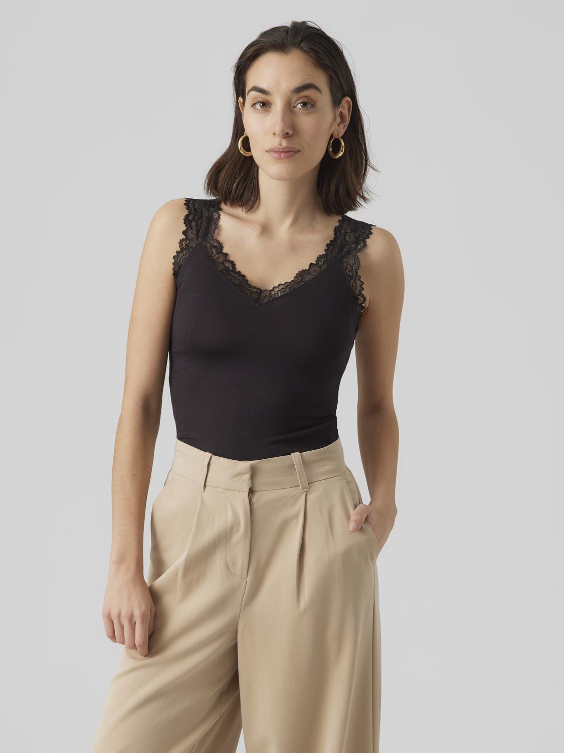 VMROSA Top - Black - VERO MODA & VILA Bergvik