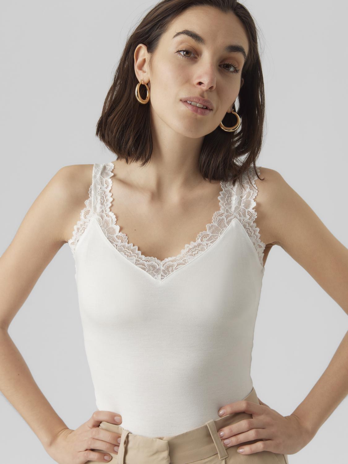 VMROSA Top - Snow White - VERO MODA & VILA Bergvik