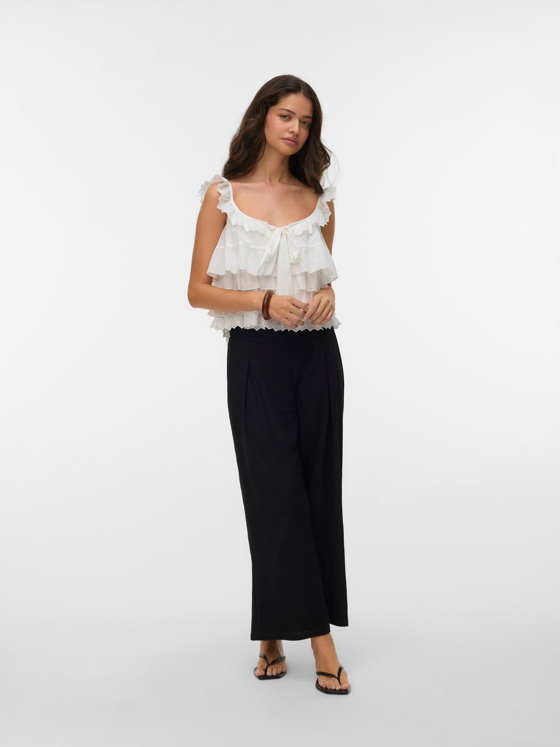 VMSANDY Top - Snow White - VERO MODA & VILA Bergvik