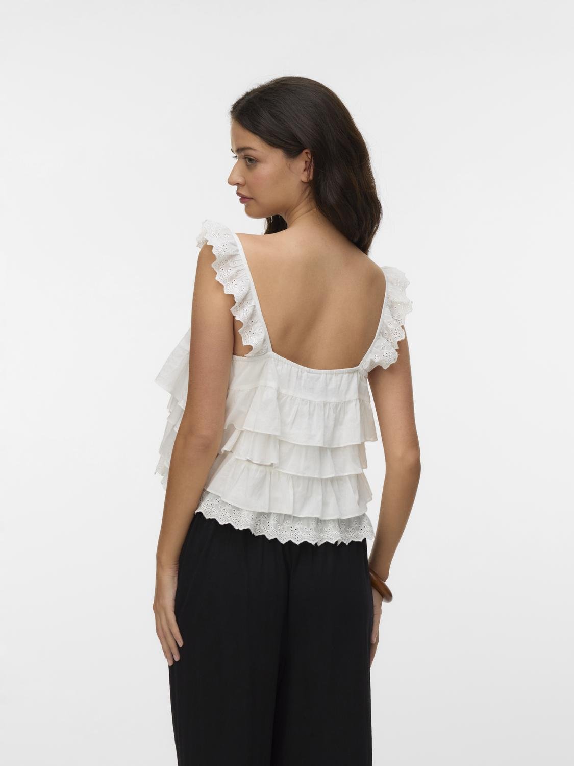VMSANDY Top - Snow White - VERO MODA & VILA Bergvik