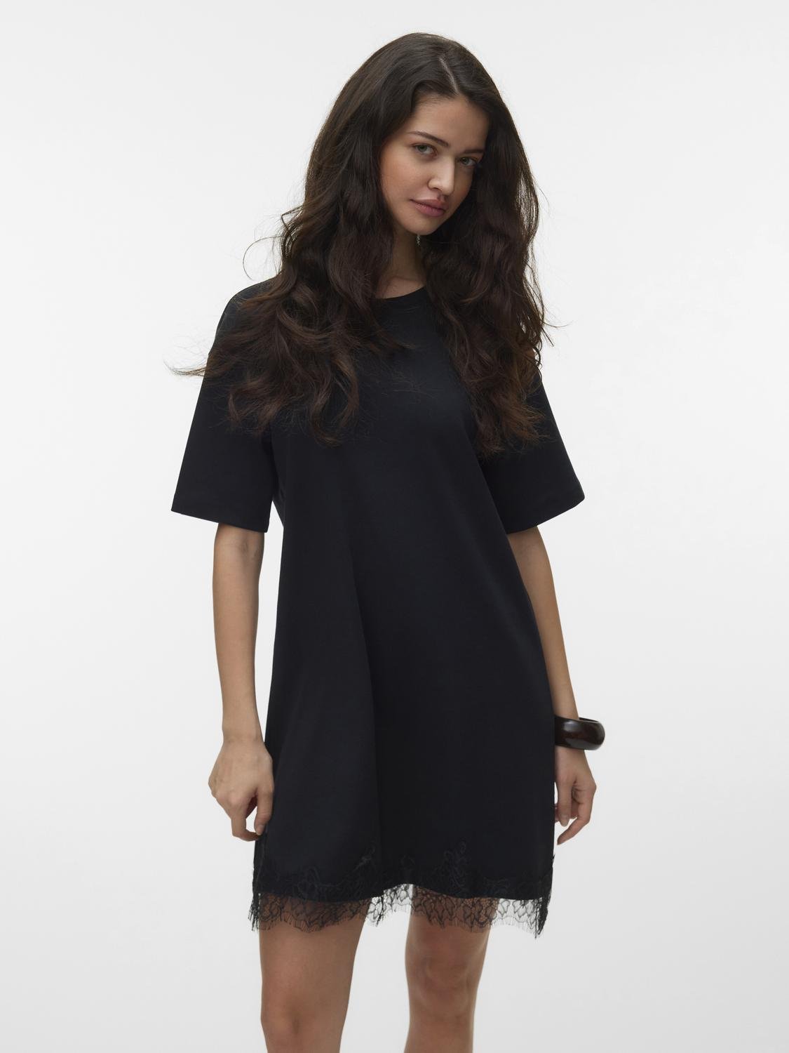 VMSARA Short Dress - Black - VERO MODA & VILA Bergvik