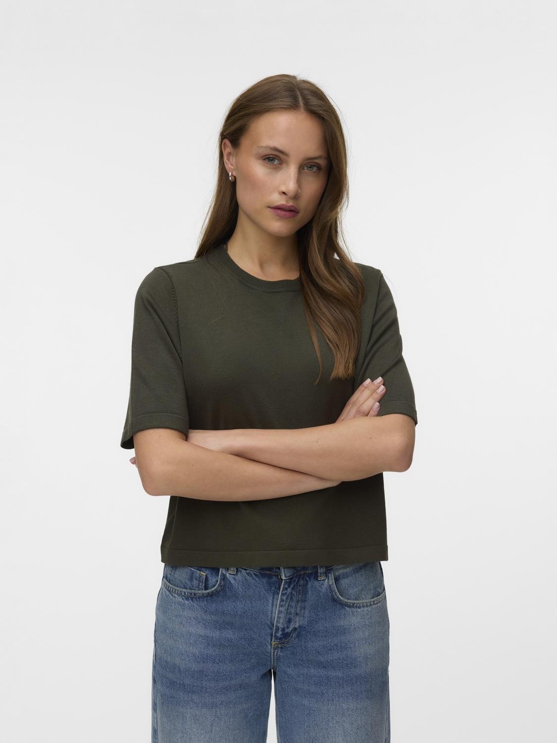 VMSILJE Pullover - Forest Night - VERO MODA & VILA Bergvik