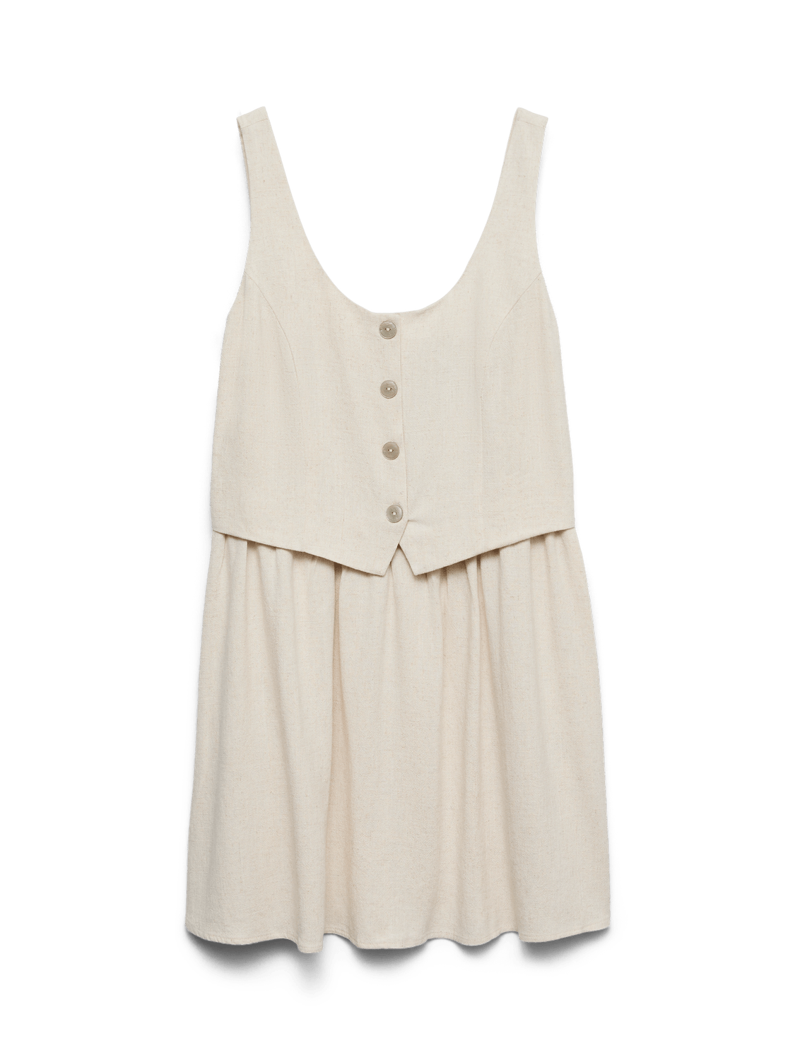 VMSISSE Short Dress - Oatmeal - VERO MODA & VILA Bergvik
