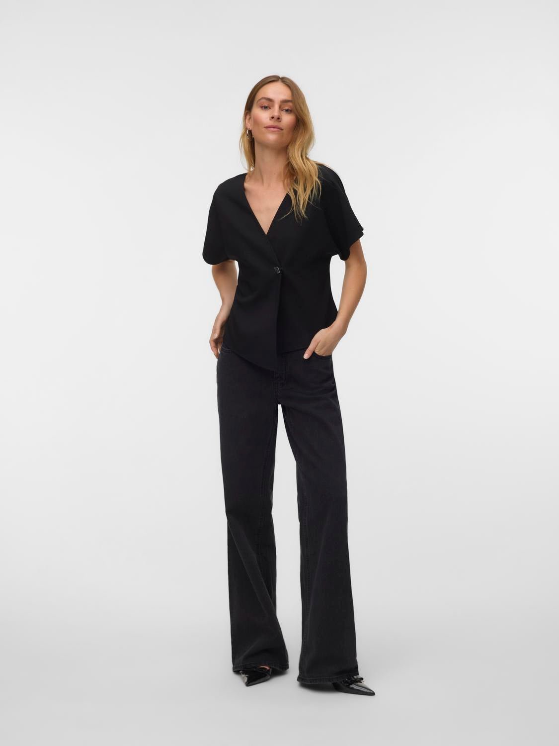 VMSONJA Top - Black - VERO MODA & VILA Bergvik