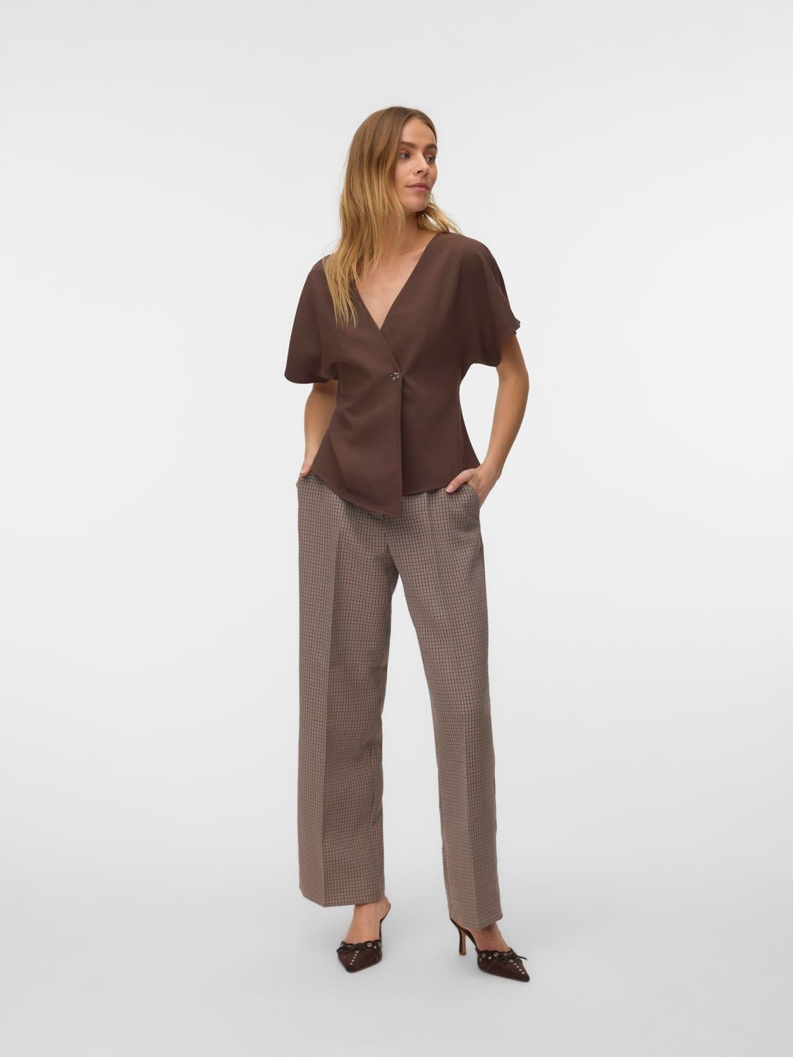 VMSONJA Top - Chocolate Martini - VERO MODA & VILA Bergvik