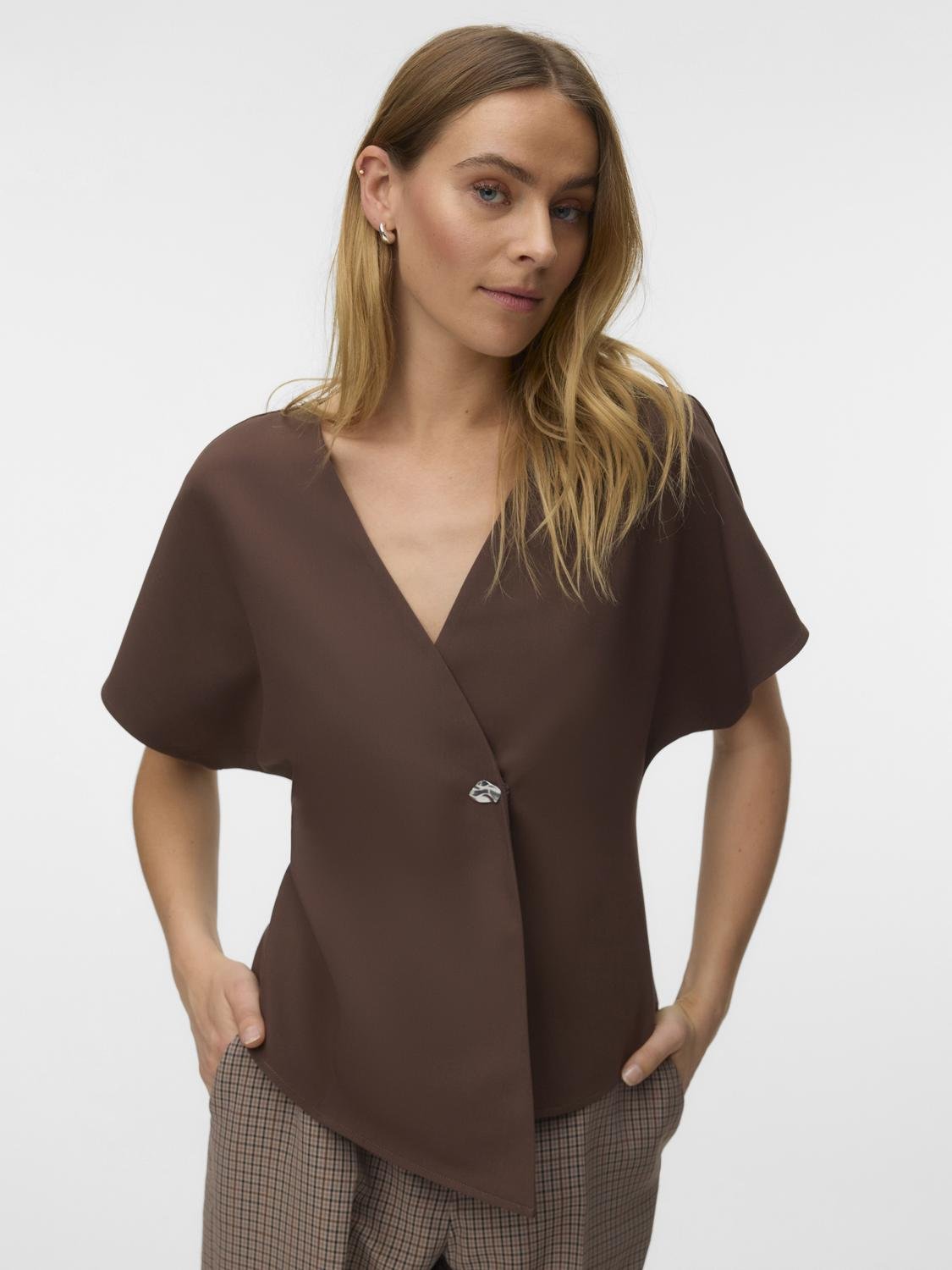 VMSONJA Top - Chocolate Martini - VERO MODA & VILA Bergvik