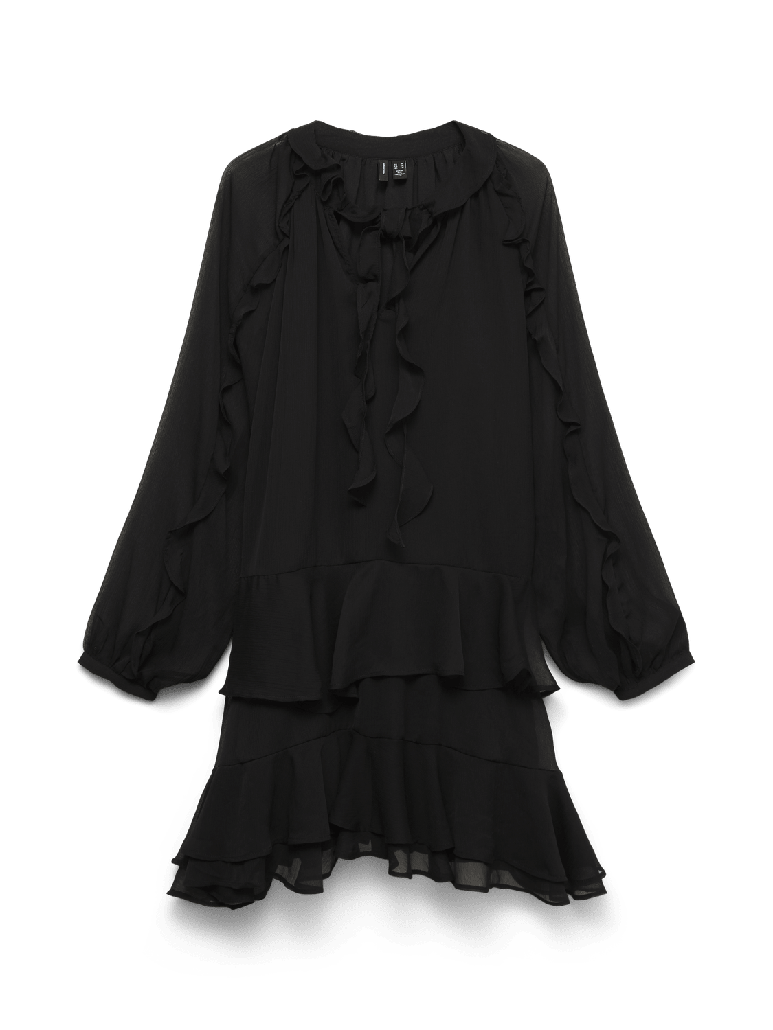 VMSTELLA Short Dress - Black - VERO MODA & VILA Bergvik