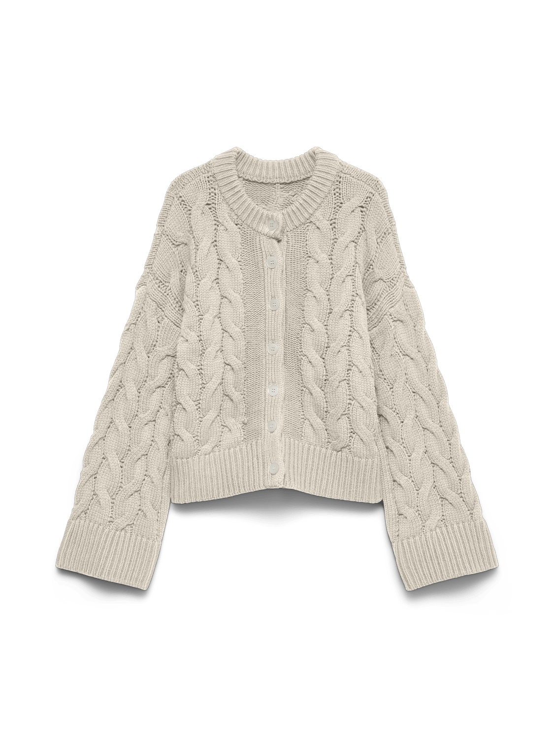 VMSVEA Knit Cardigan - Birch - VERO MODA & VILA Bergvik