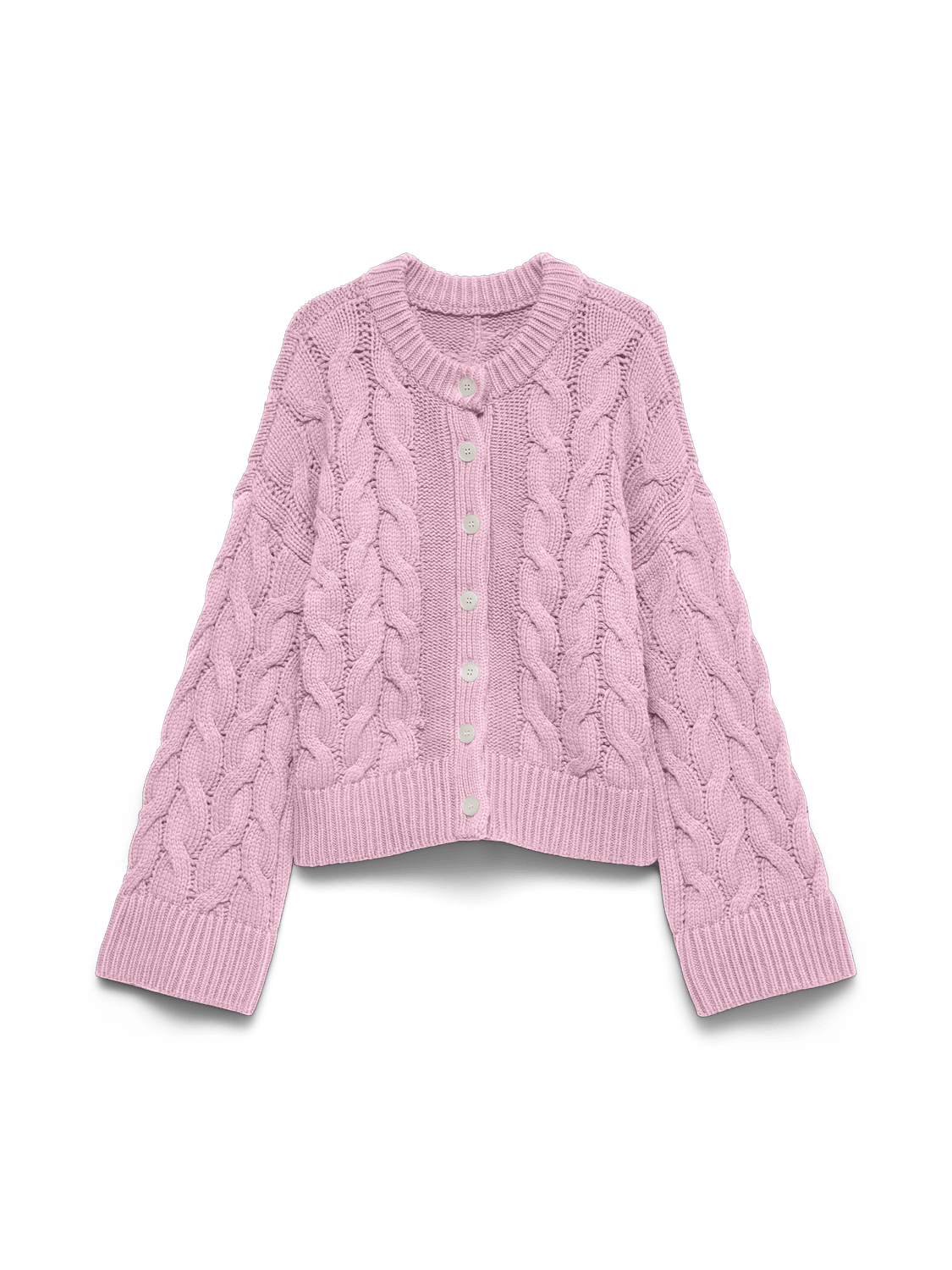 VMSVEA Knit Cardigan - Roseate Spoonbill - VERO MODA & VILA Bergvik