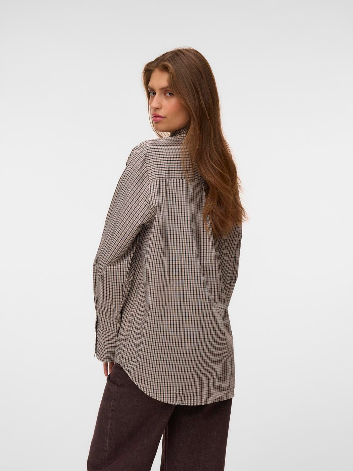 VMSYNNE Shirt - Oatmeal - VERO MODA & VILA Bergvik