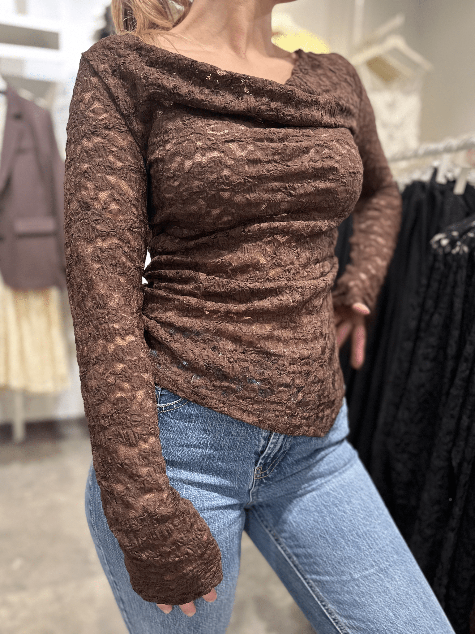 VMTALULA Top - Chicory Coffee - VERO MODA & VILA Bergvik