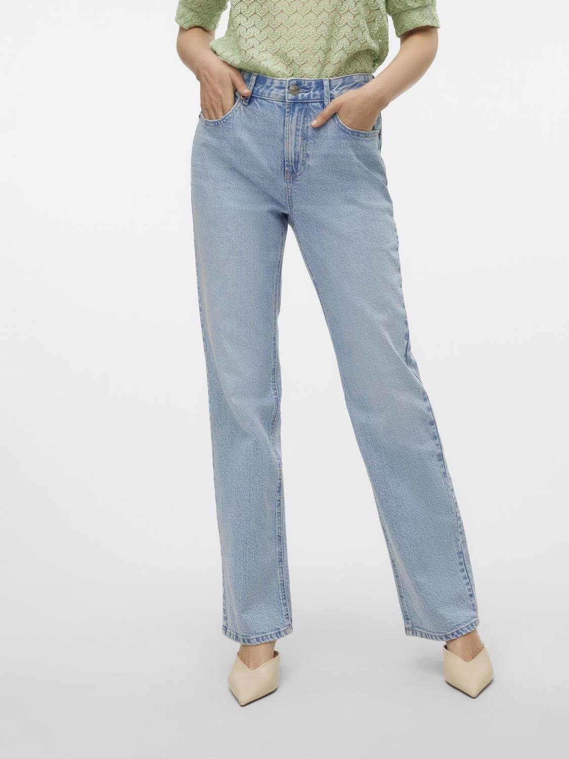 VMTESSA Jeans - Light Blue Denim - VERO MODA & VILA Bergvik