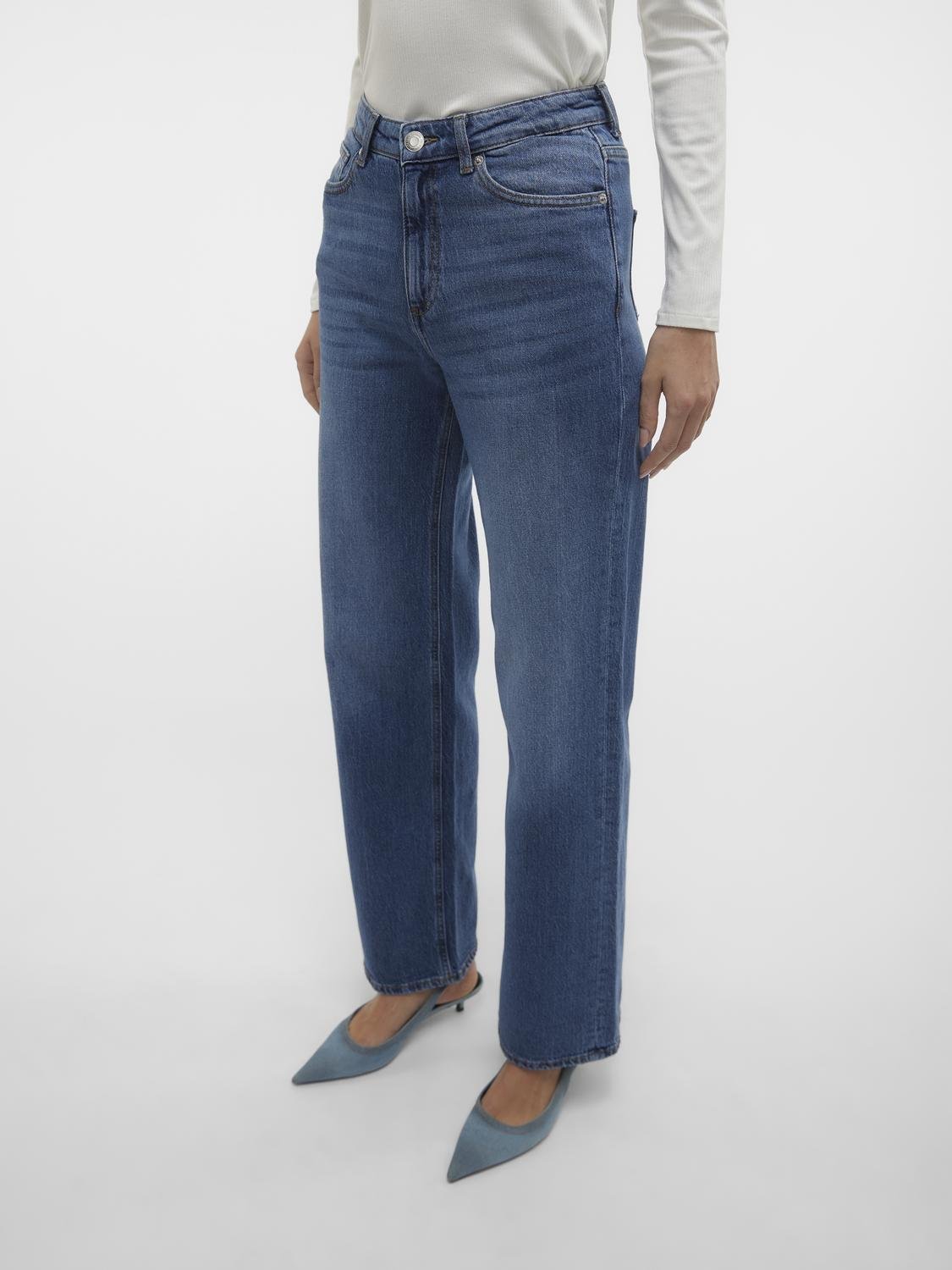 VMTESSA Jeans - Medium Blue Denim - VERO MODA & VILA Bergvik