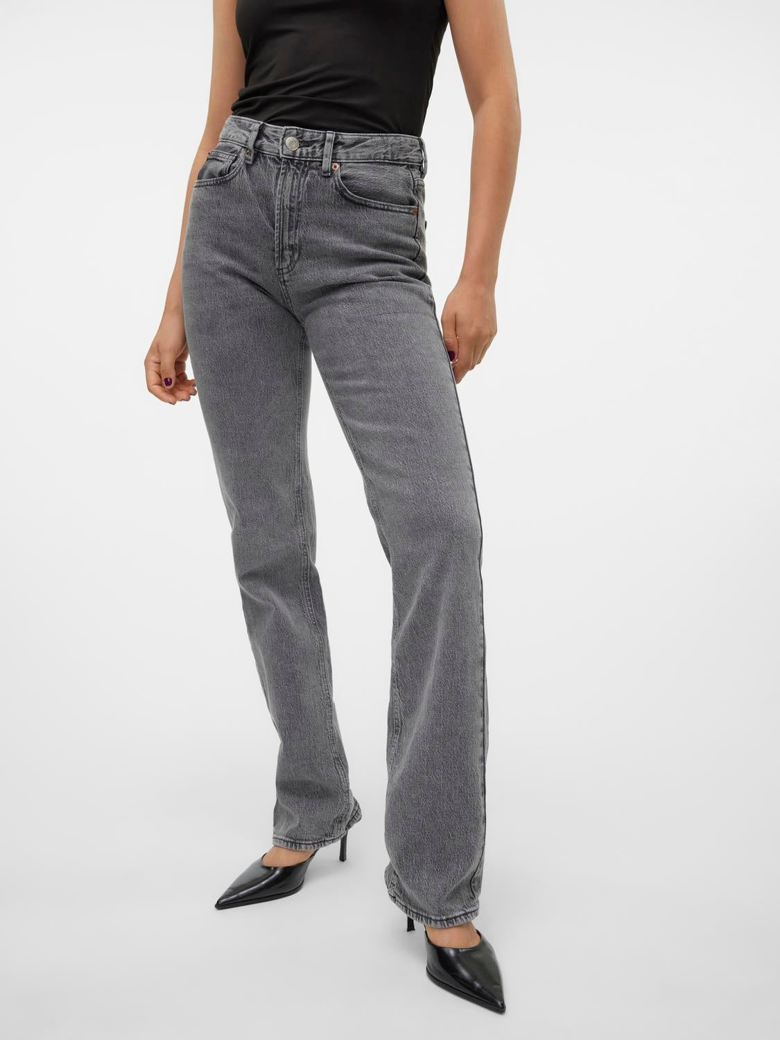 VMTESSA Jeans - Medium Grey Denim - VERO MODA & VILA Bergvik