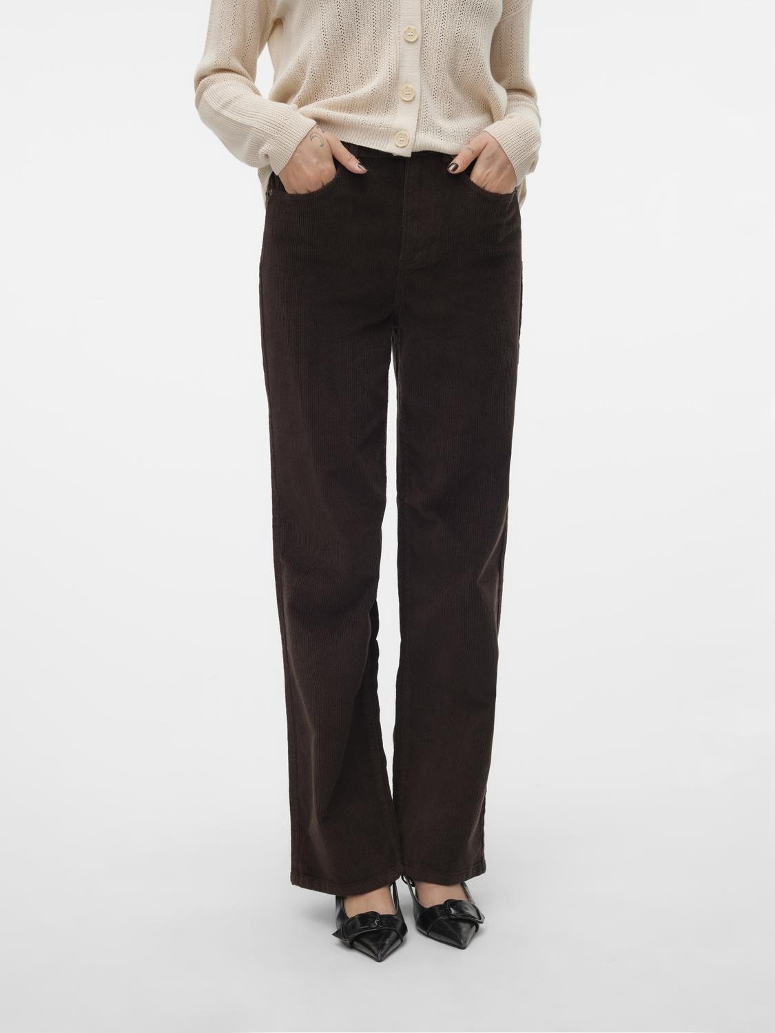 VMTESSA Trousers - Chocolate Torte - VERO MODA & VILA Bergvik