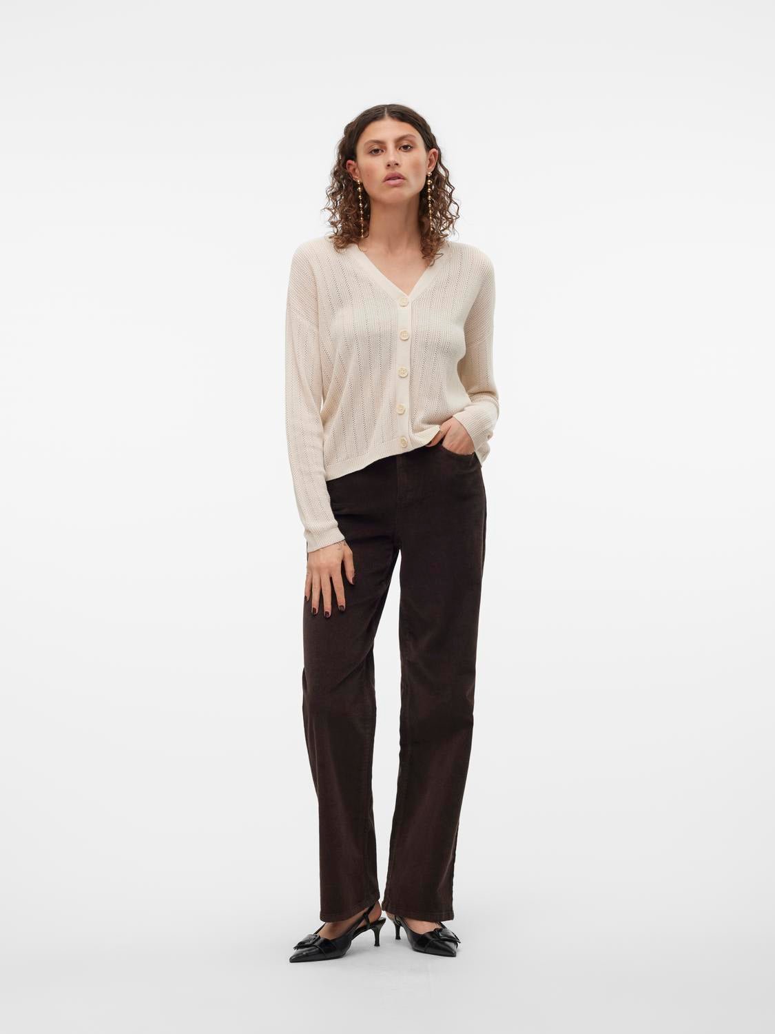 VMTESSA Trousers - Chocolate Torte - VERO MODA & VILA Bergvik