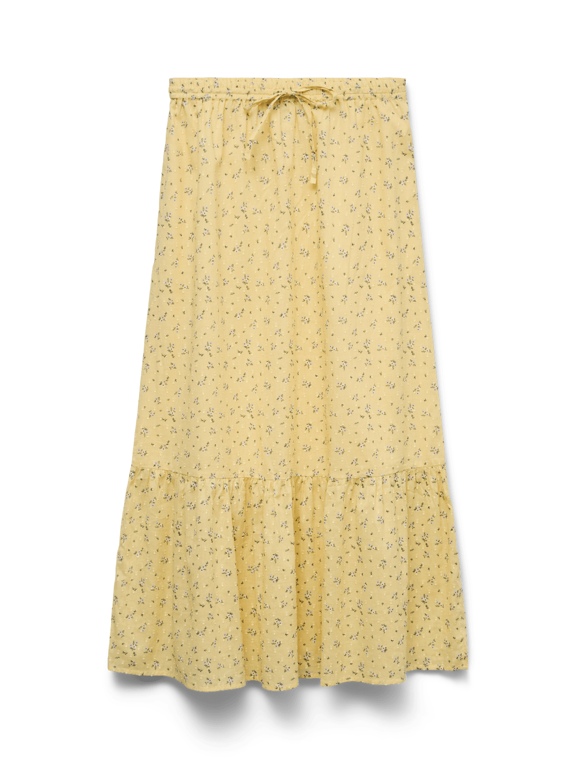 VMTRINE Long Skirt - Pale Banana - VERO MODA & VILA Bergvik
