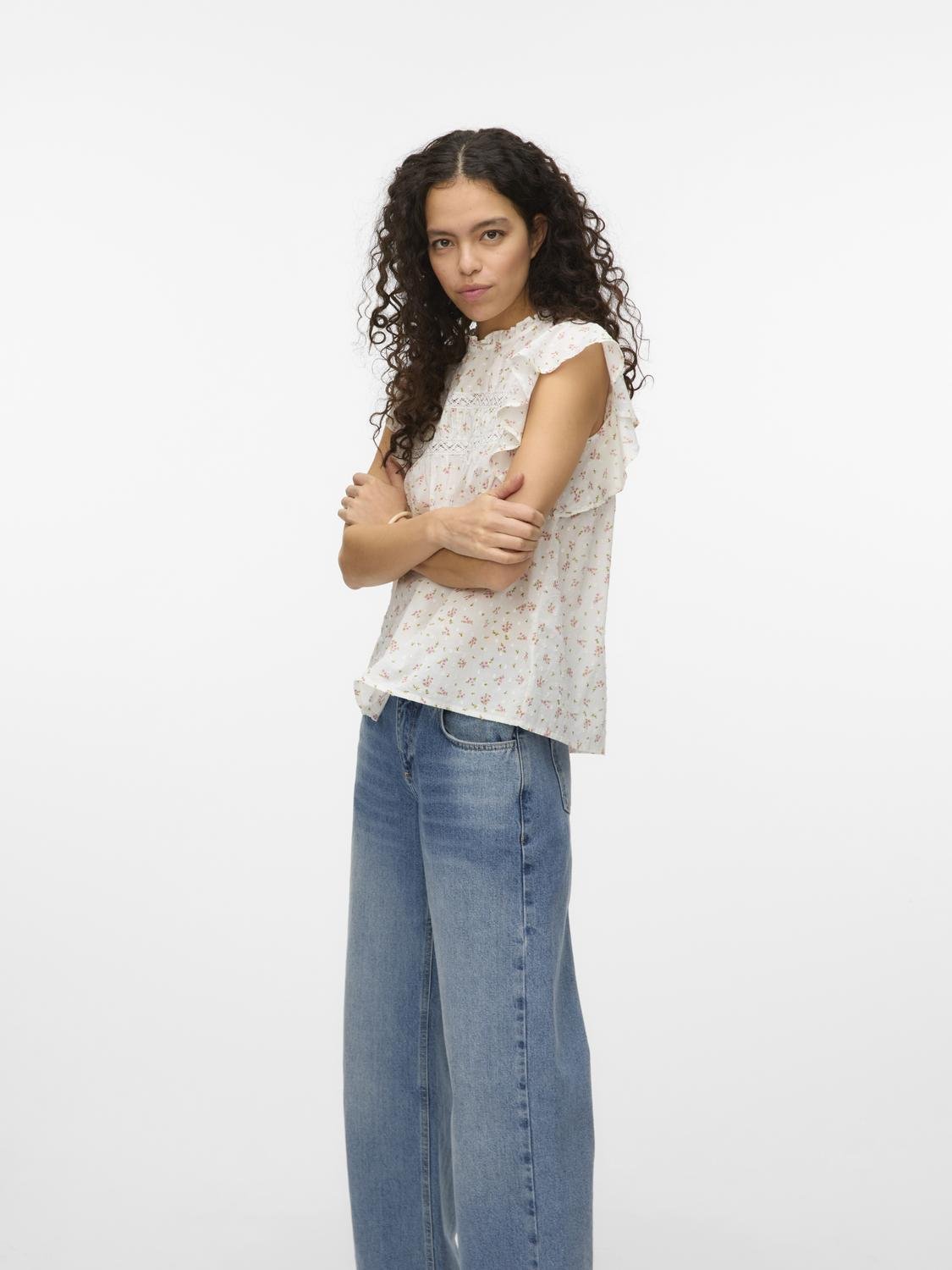 VMTRINE Top - Snow White - VERO MODA & VILA Bergvik