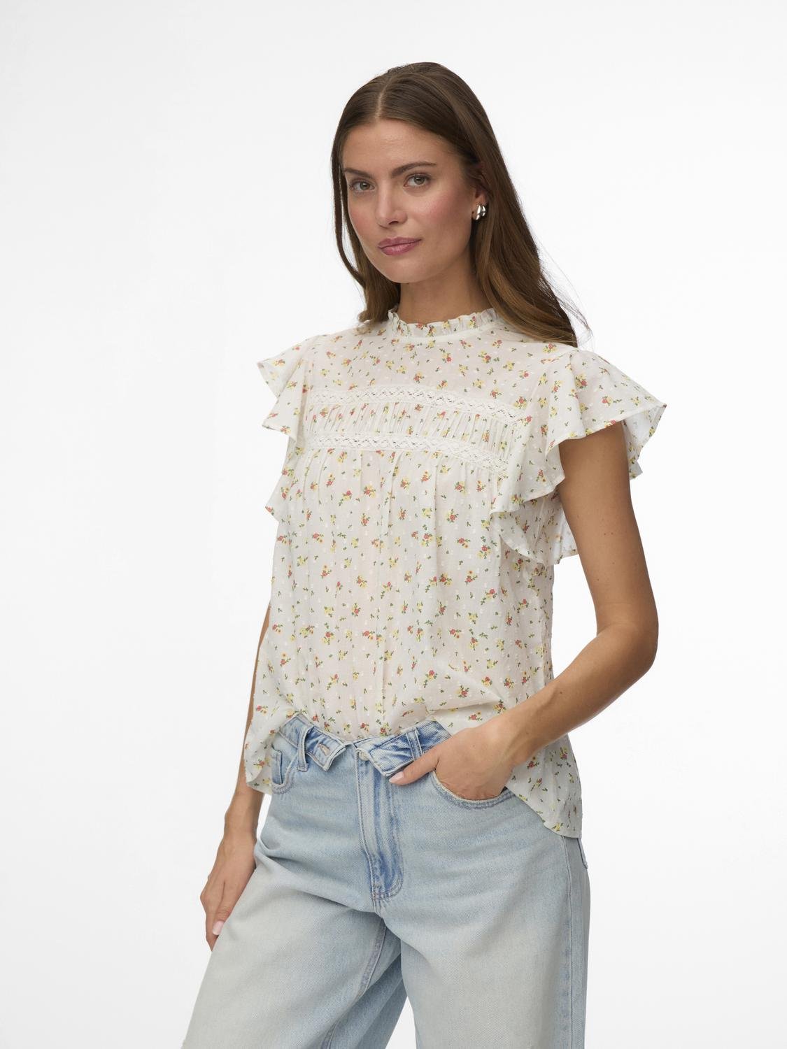 VMTRINE Top - Snow White - VERO MODA & VILA Bergvik