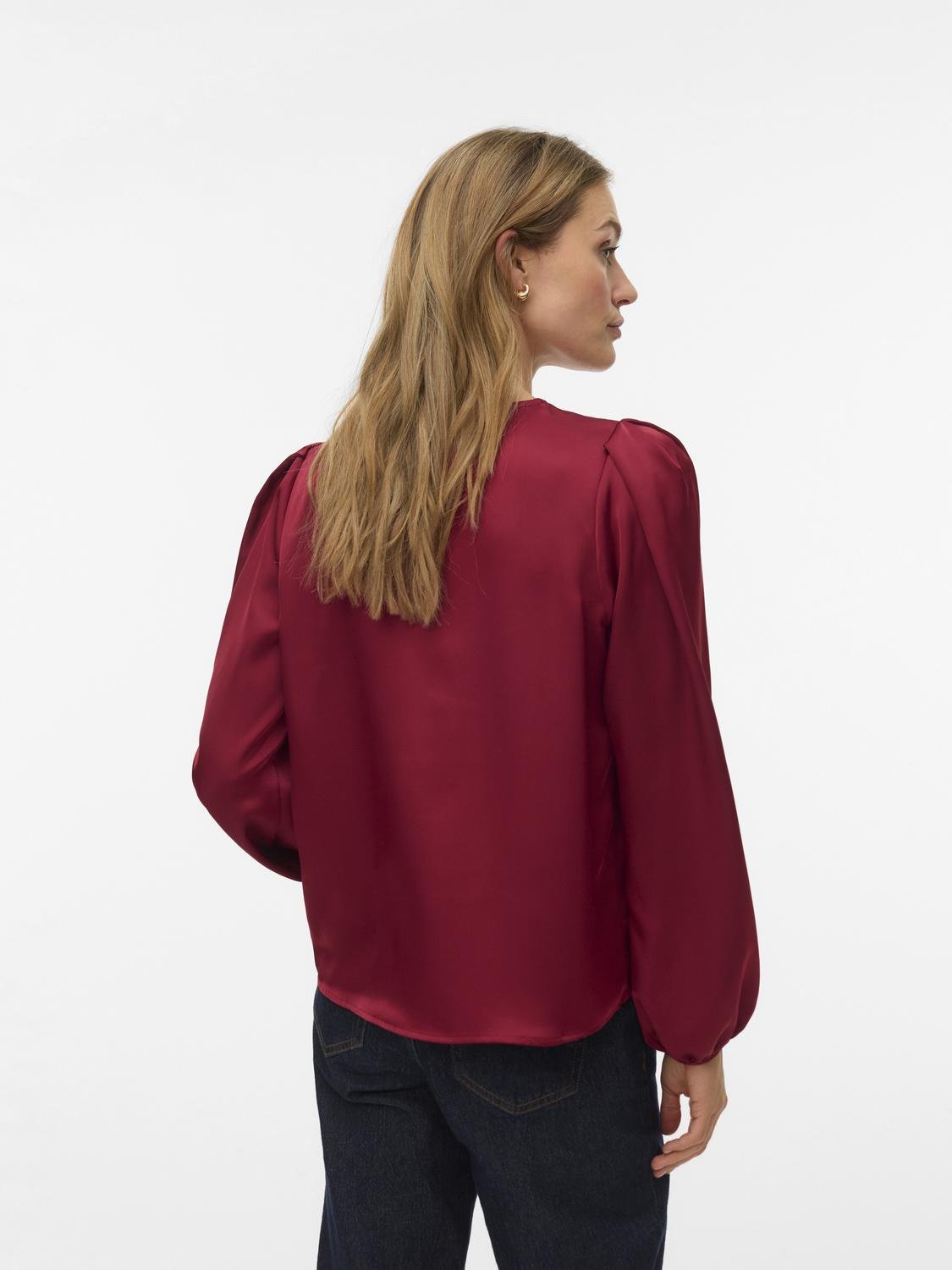 VMVICTORIE Top - Biking Red - VERO MODA & VILA Bergvik