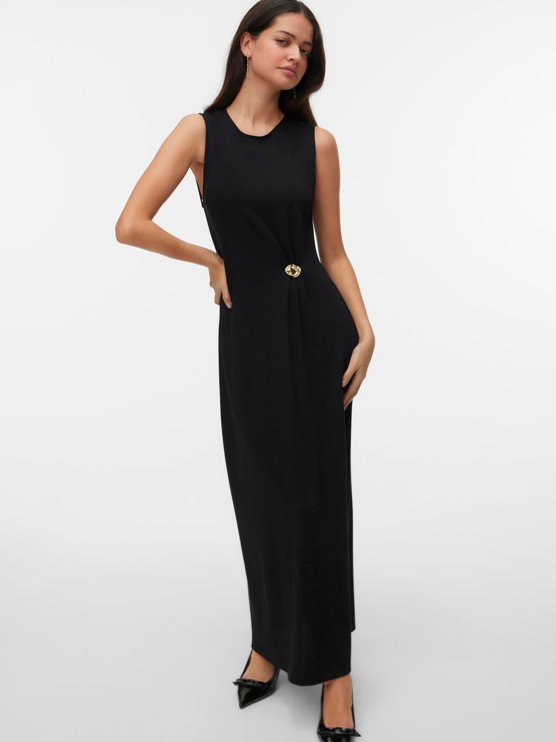 VMVIRA Long Dress - Black - VERO MODA & VILA Bergvik