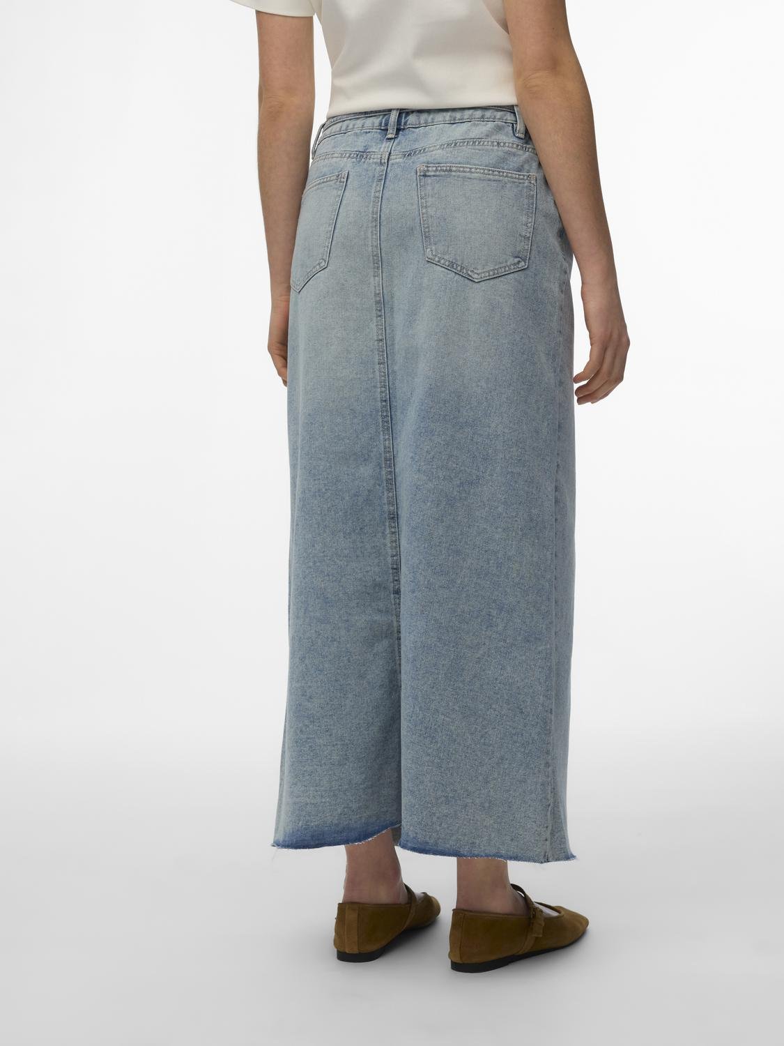 VMWIEN Midi Skirt - Light Blue Denim - VERO MODA & VILA Bergvik