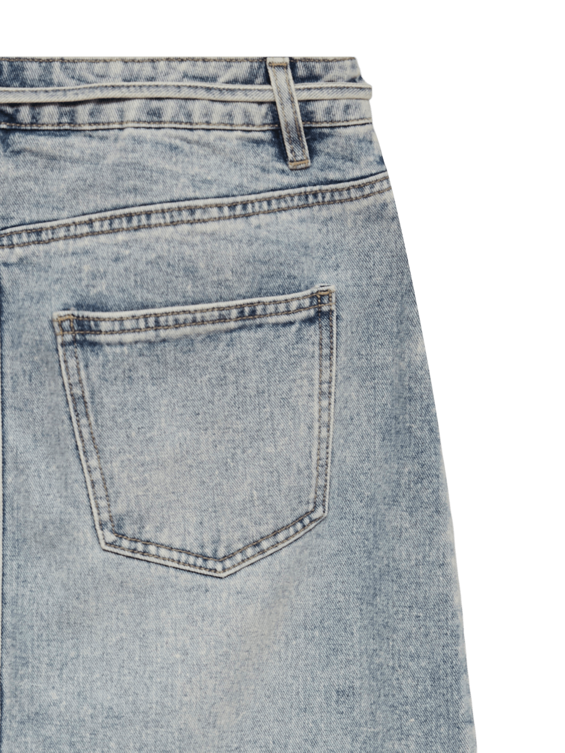 VMWIEN Midi Skirt - Light Blue Denim - VERO MODA & VILA Bergvik