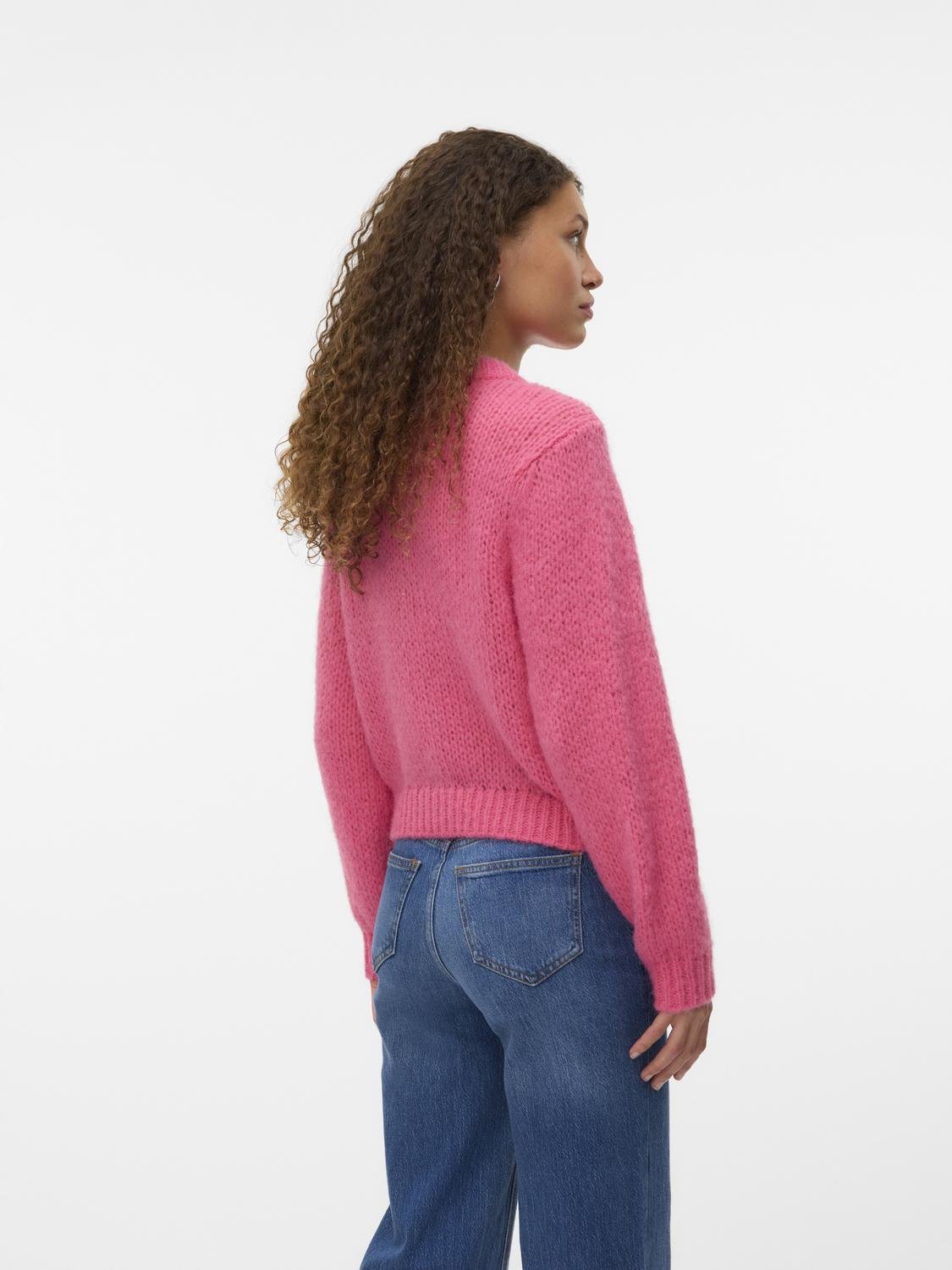 VMWILO Knit Cardigan - Hot Pink - VERO MODA & VILA Bergvik