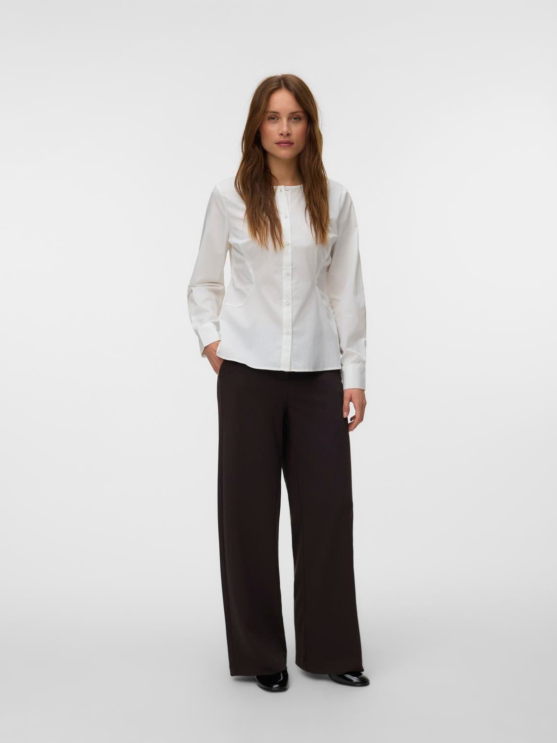 VMZAMIRA Trousers - Chocolate Torte - VERO MODA & VILA Bergvik