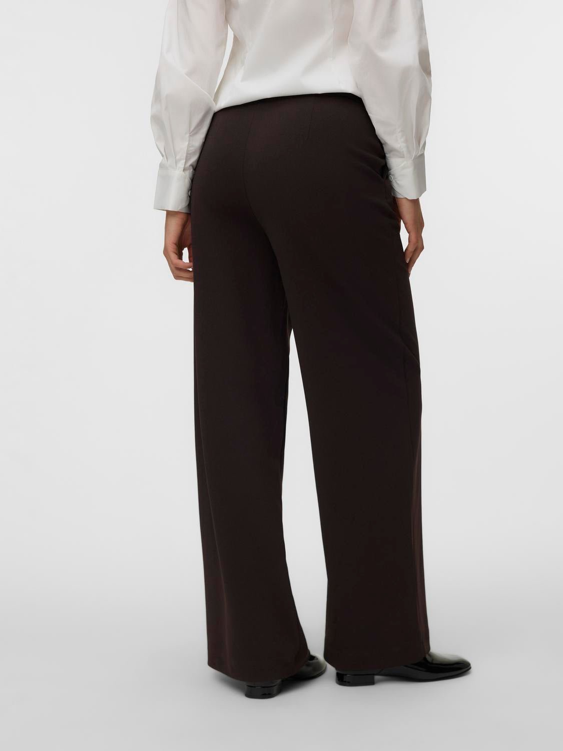 VMZAMIRA Trousers - Chocolate Torte - VERO MODA & VILA Bergvik