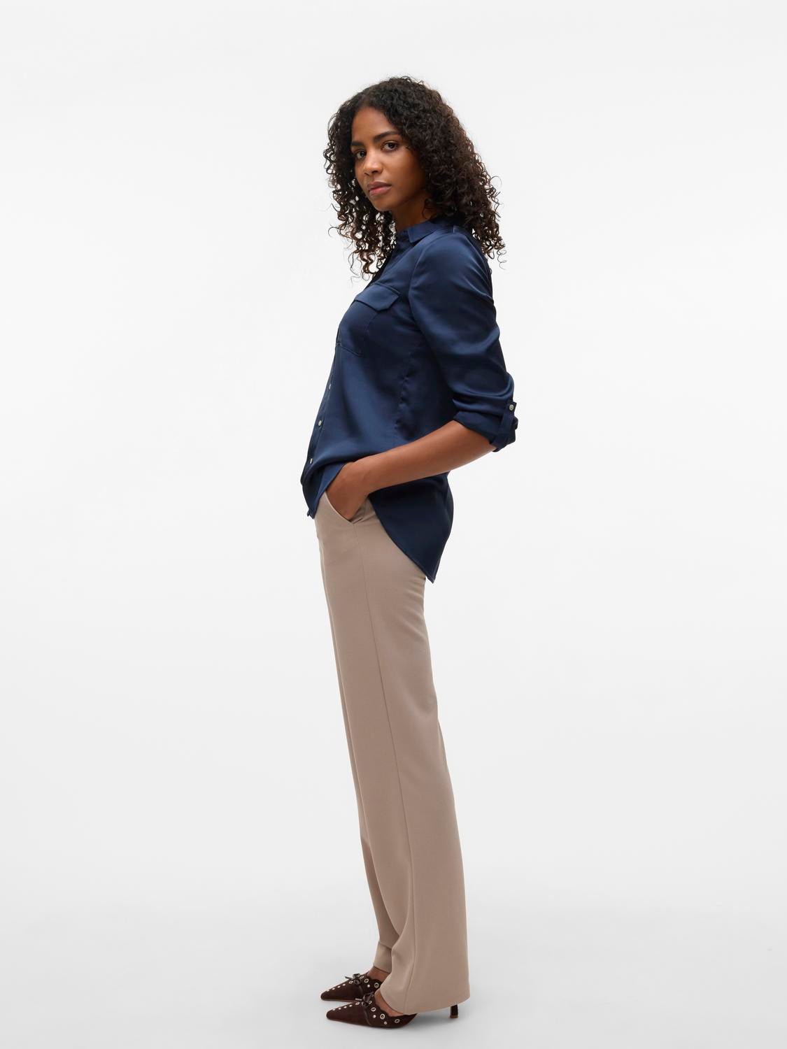 VMZAMIRA Trousers - Moon Rock - VERO MODA & VILA Bergvik