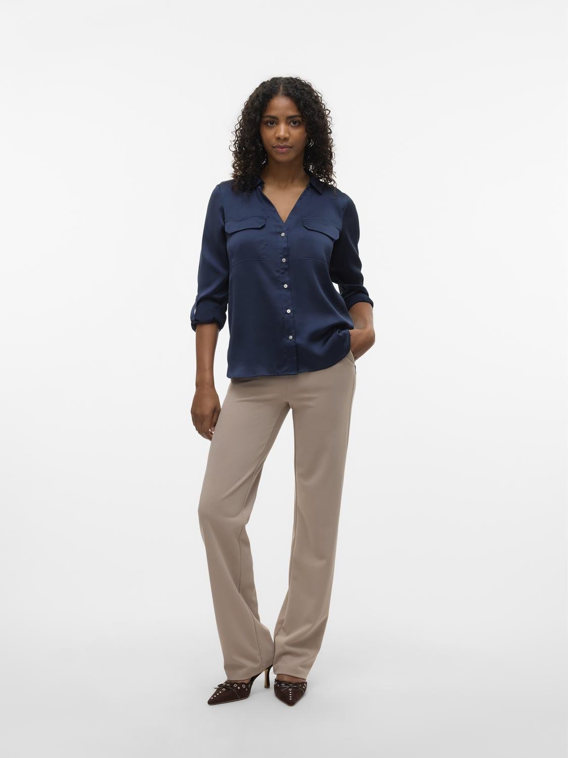 VMZAMIRA Trousers - Moon Rock - VERO MODA & VILA Bergvik