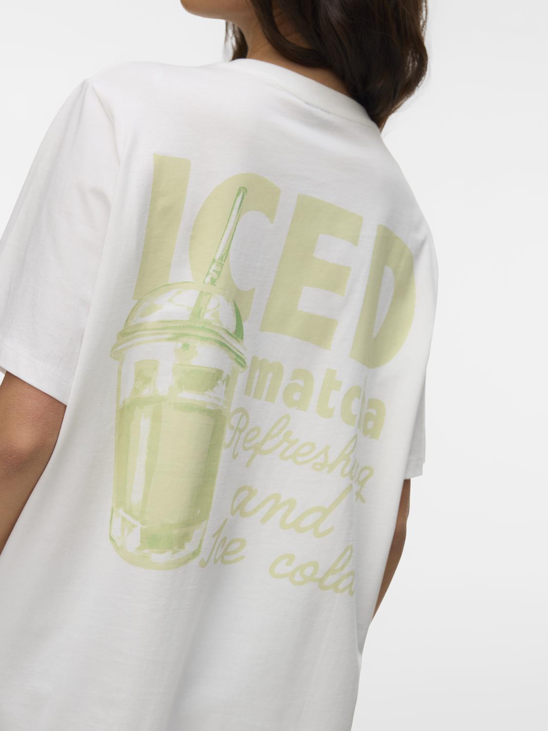 VMZANDRA T-Shirt - Snow White - VERO MODA & VILA Bergvik