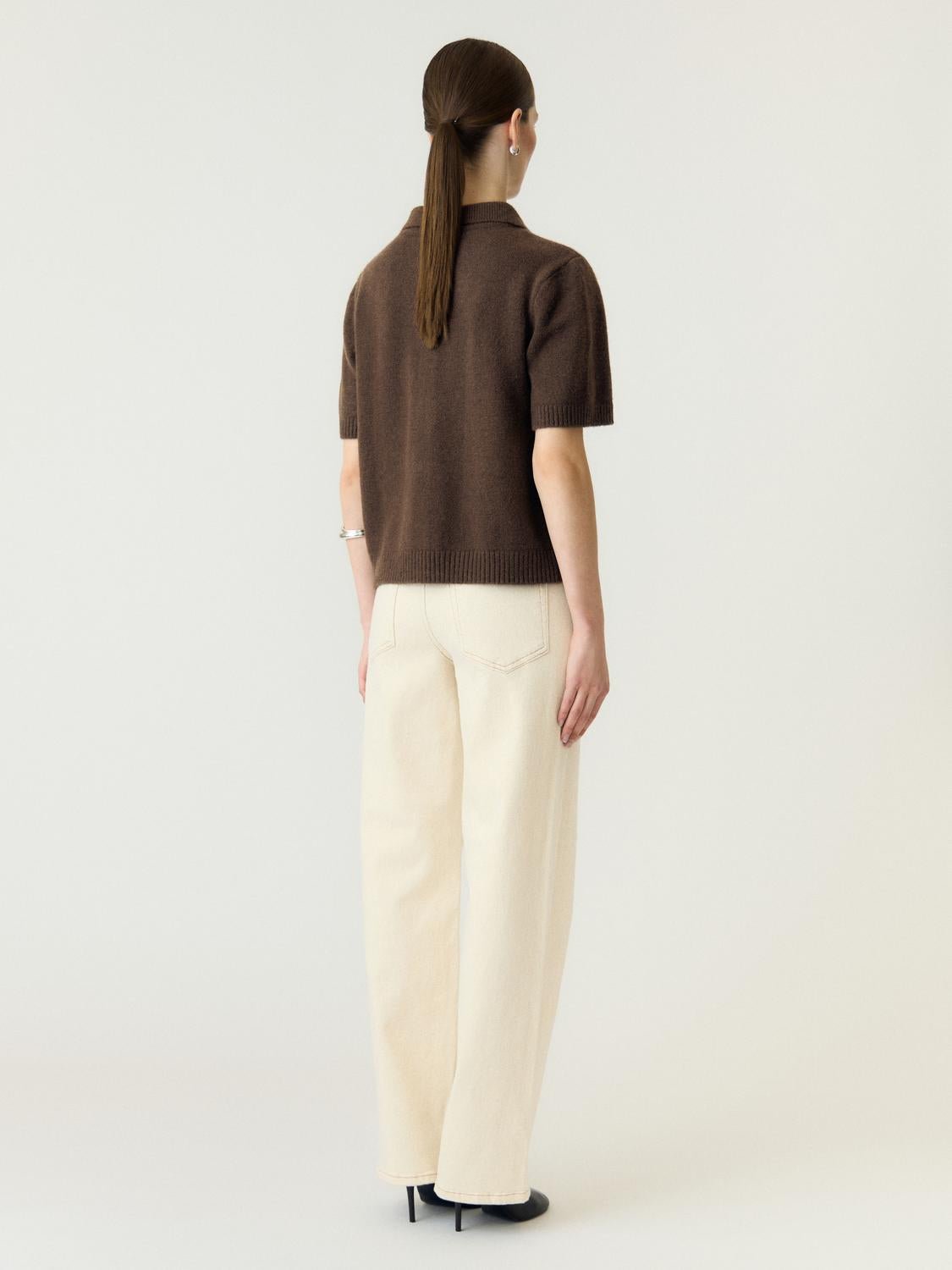 YASFRILO Knitted Cardigan - Coffee Bean - VERO MODA & VILA Bergvik