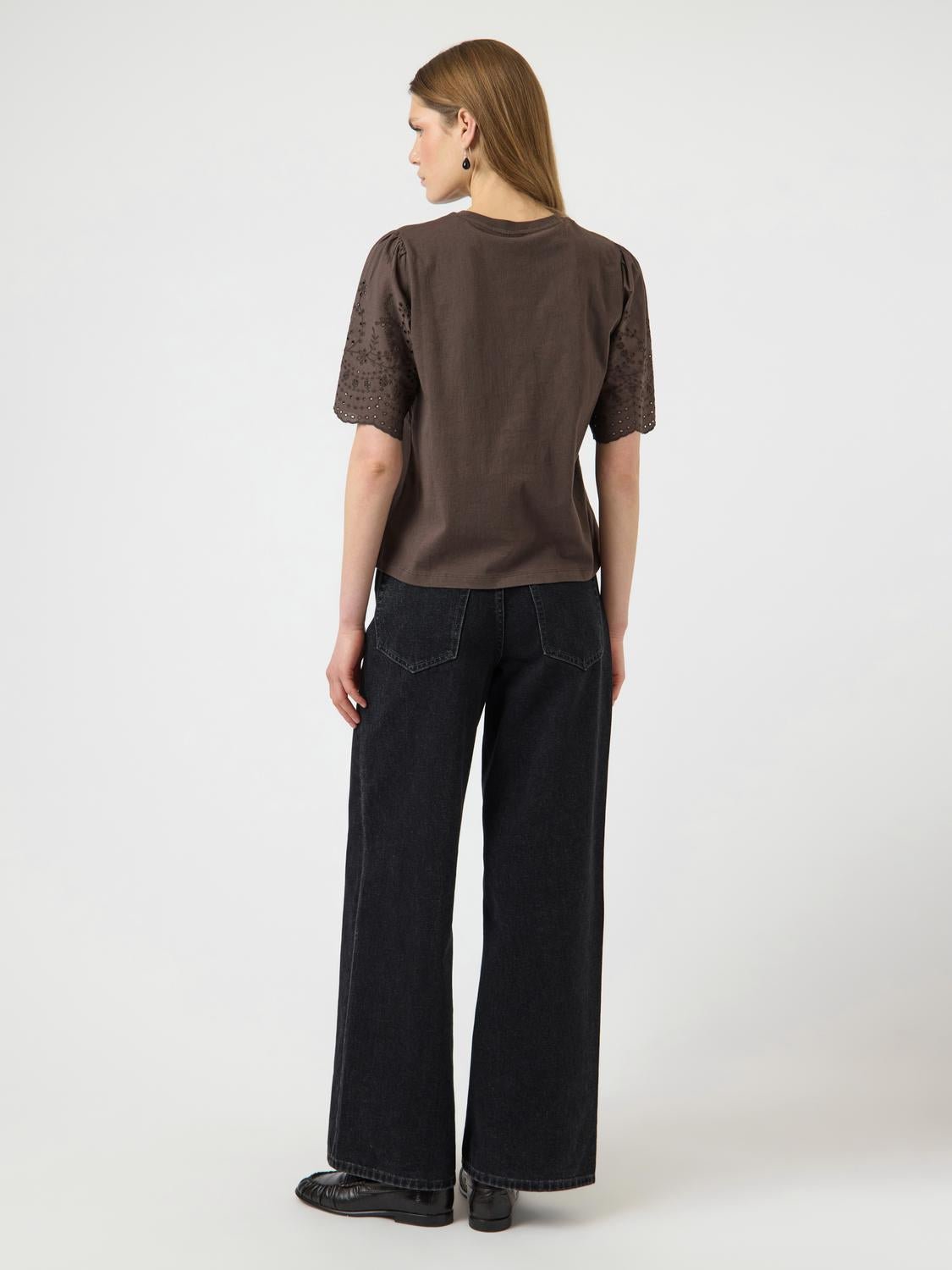 YASLEX Top - Chocolate Brown - VERO MODA & VILA Bergvik