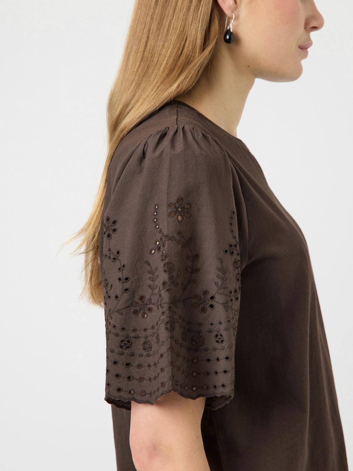 YASLEX Top - Chocolate Brown - VERO MODA & VILA Bergvik