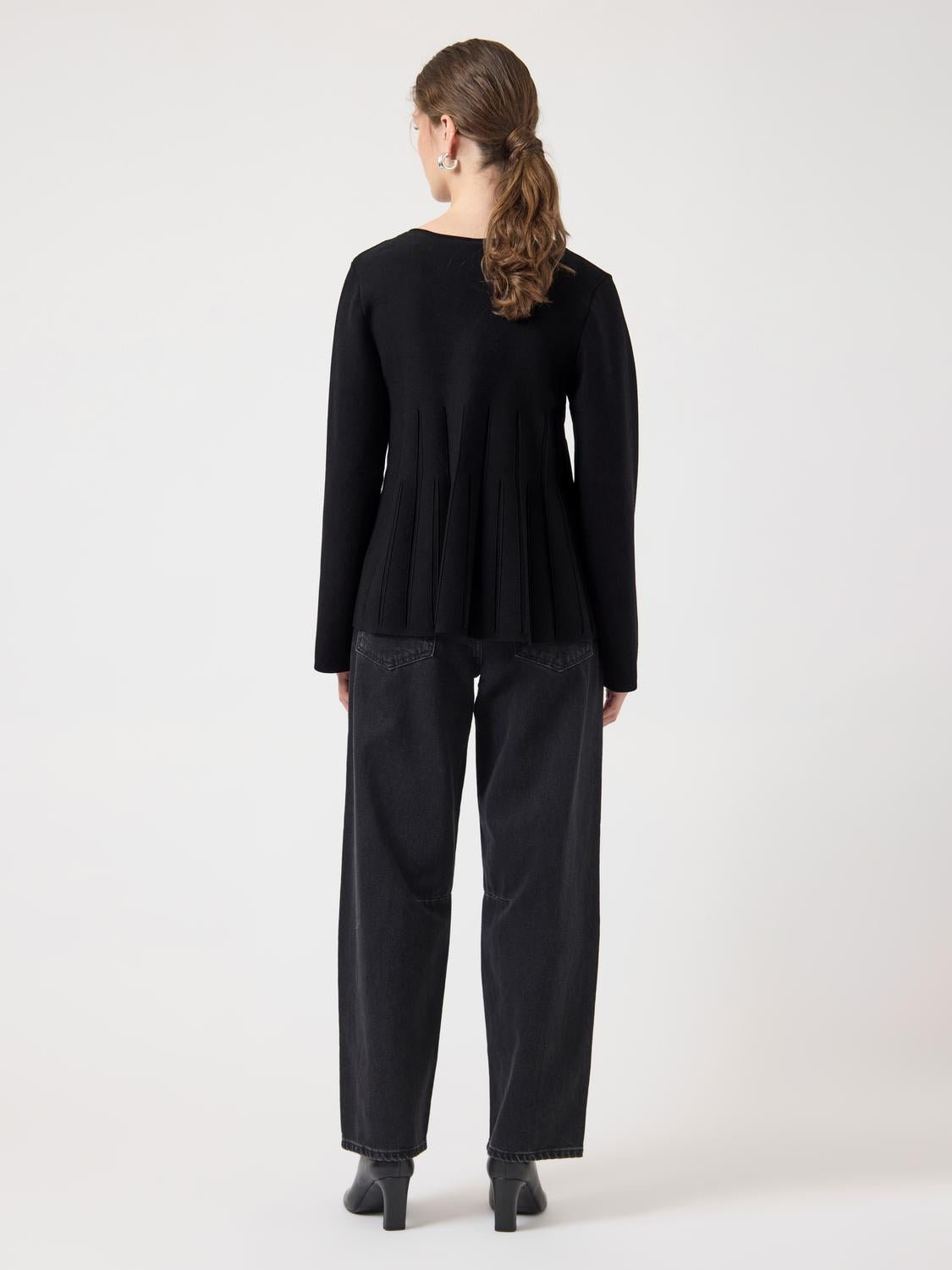 YASMIKLA Knit Cardigan - Black - VERO MODA & VILA Bergvik