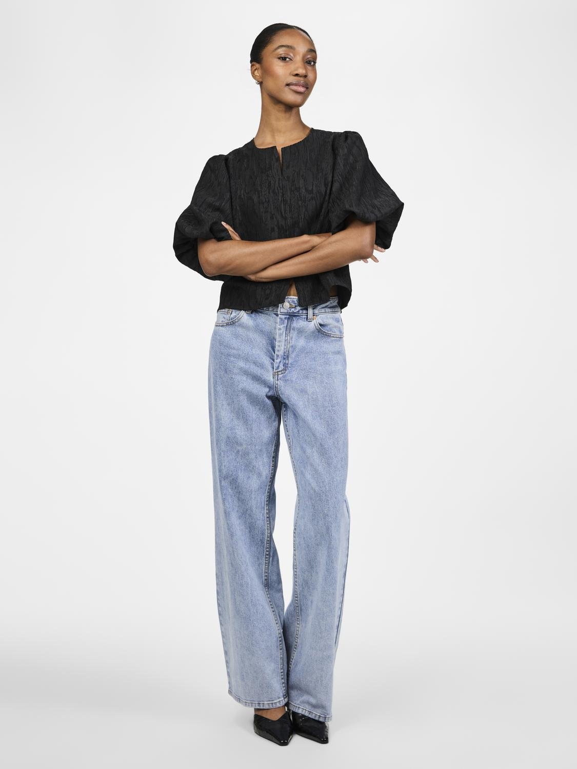 YASMINU Top - Black - VERO MODA & VILA Bergvik