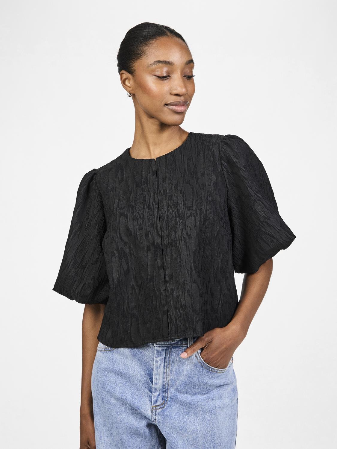 YASMINU Top - Black - VERO MODA & VILA Bergvik
