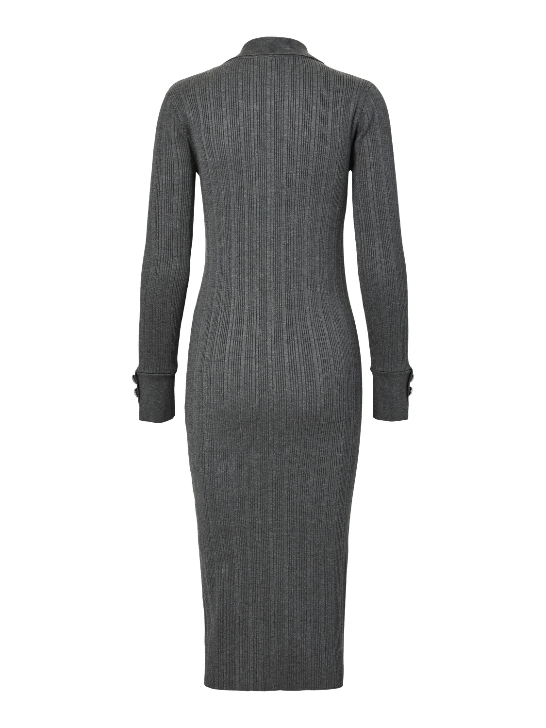 YASMIQLO Midi Dress - Dark Grey Melange - VERO MODA & VILA Bergvik