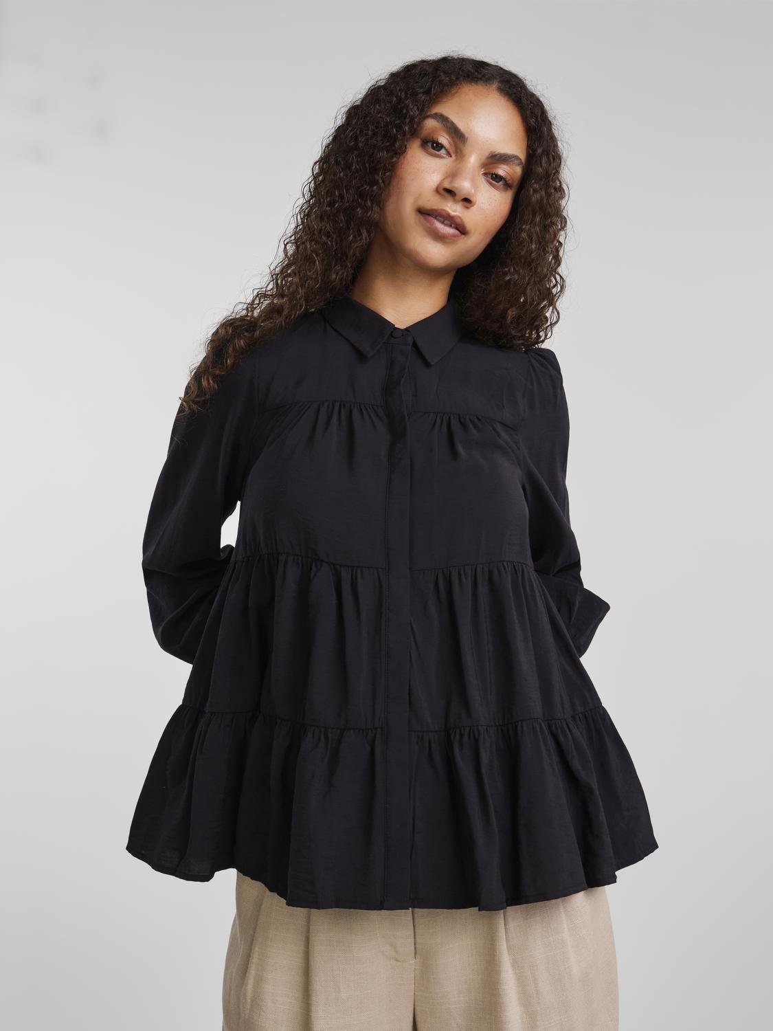 YASPALA Shirt - Black - VERO MODA & VILA Bergvik