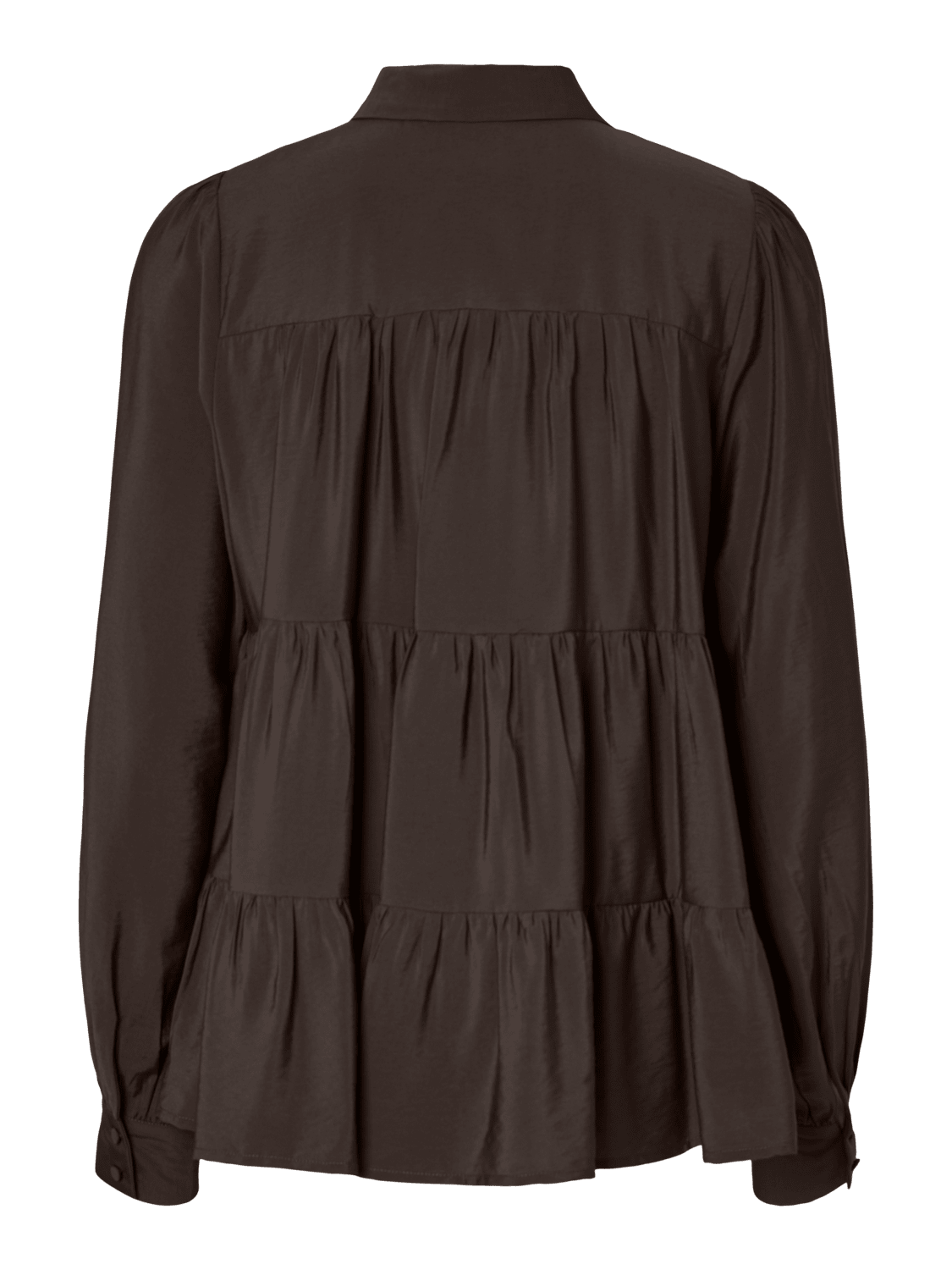 YASPALA Shirt - Coffee Bean - VERO MODA & VILA Bergvik