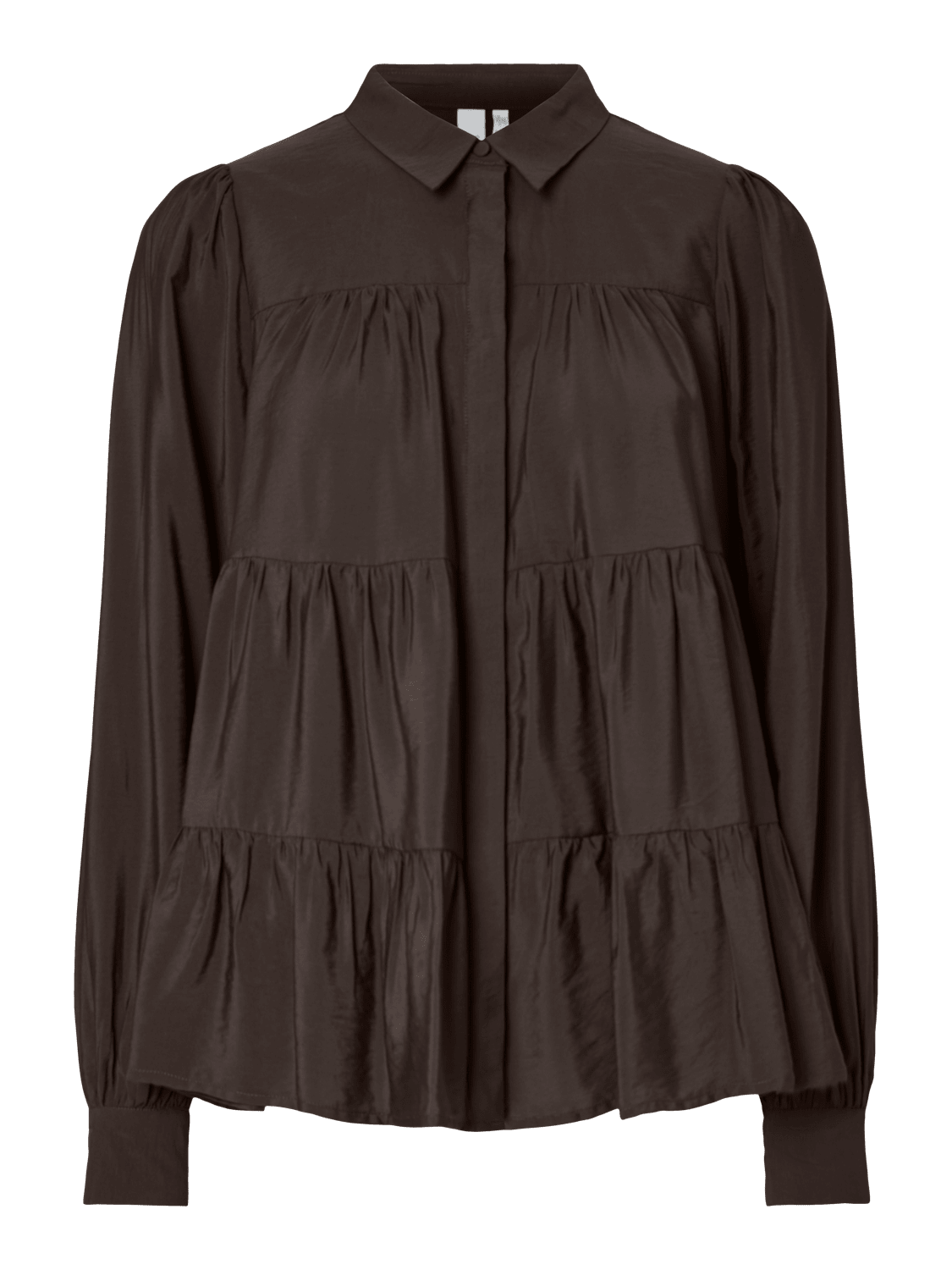 YASPALA Shirt - Coffee Bean - VERO MODA & VILA Bergvik
