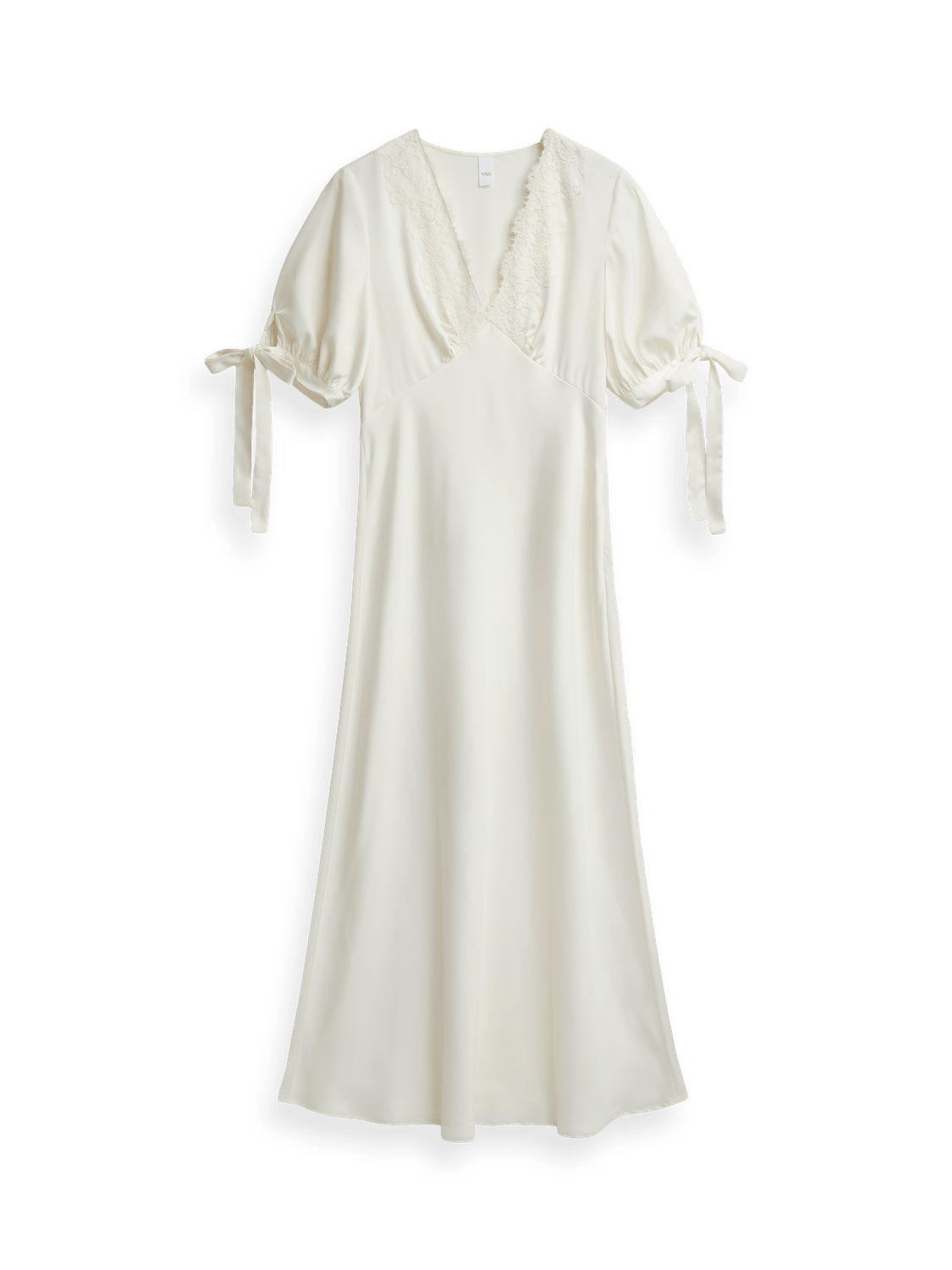 YASPELLA Long Dress - Pristine - VERO MODA & VILA Bergvik