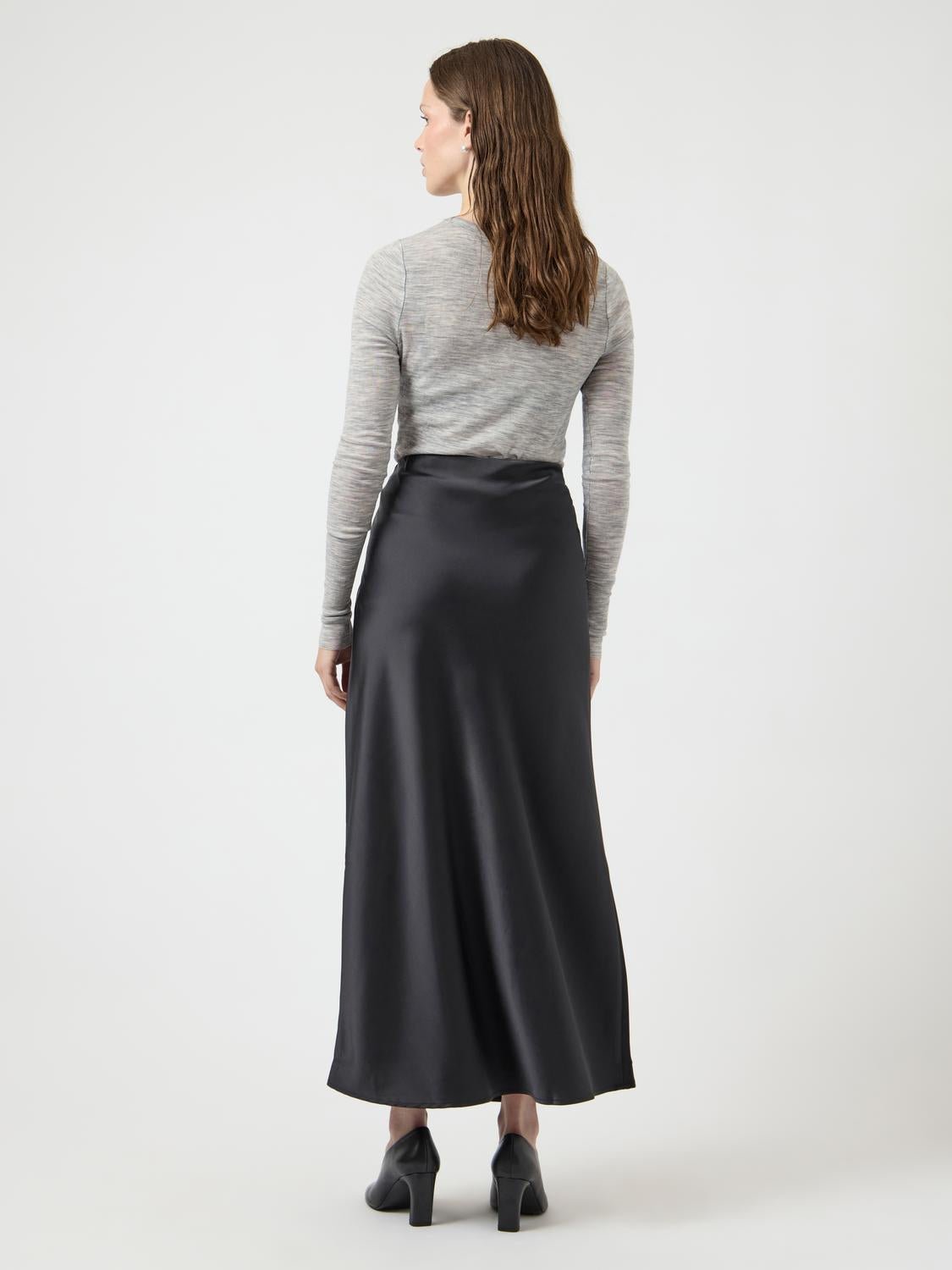 YASPELLA Long Skirt - Black - VERO MODA & VILA Bergvik